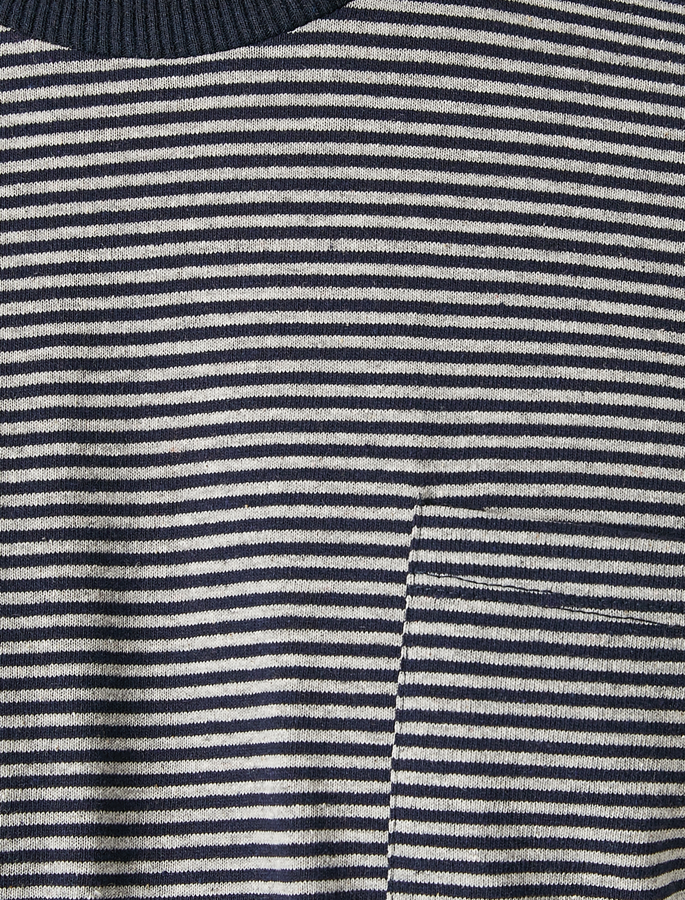 Cepli Çizgili Basic Tişört