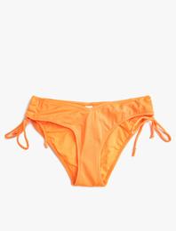 İpli Bikini Altı Büzgülü