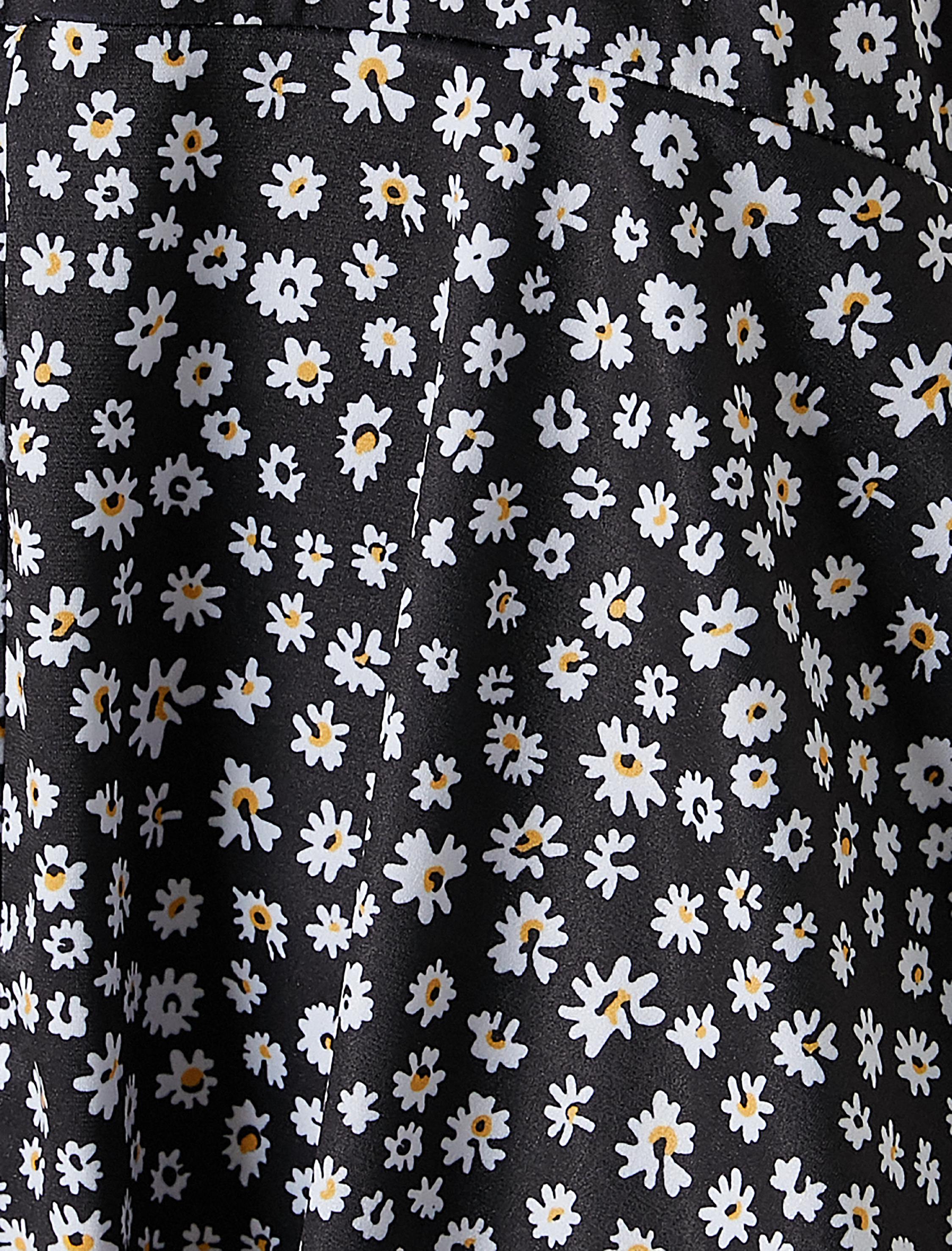   Mini Etek Çiçekli Fırfırlı