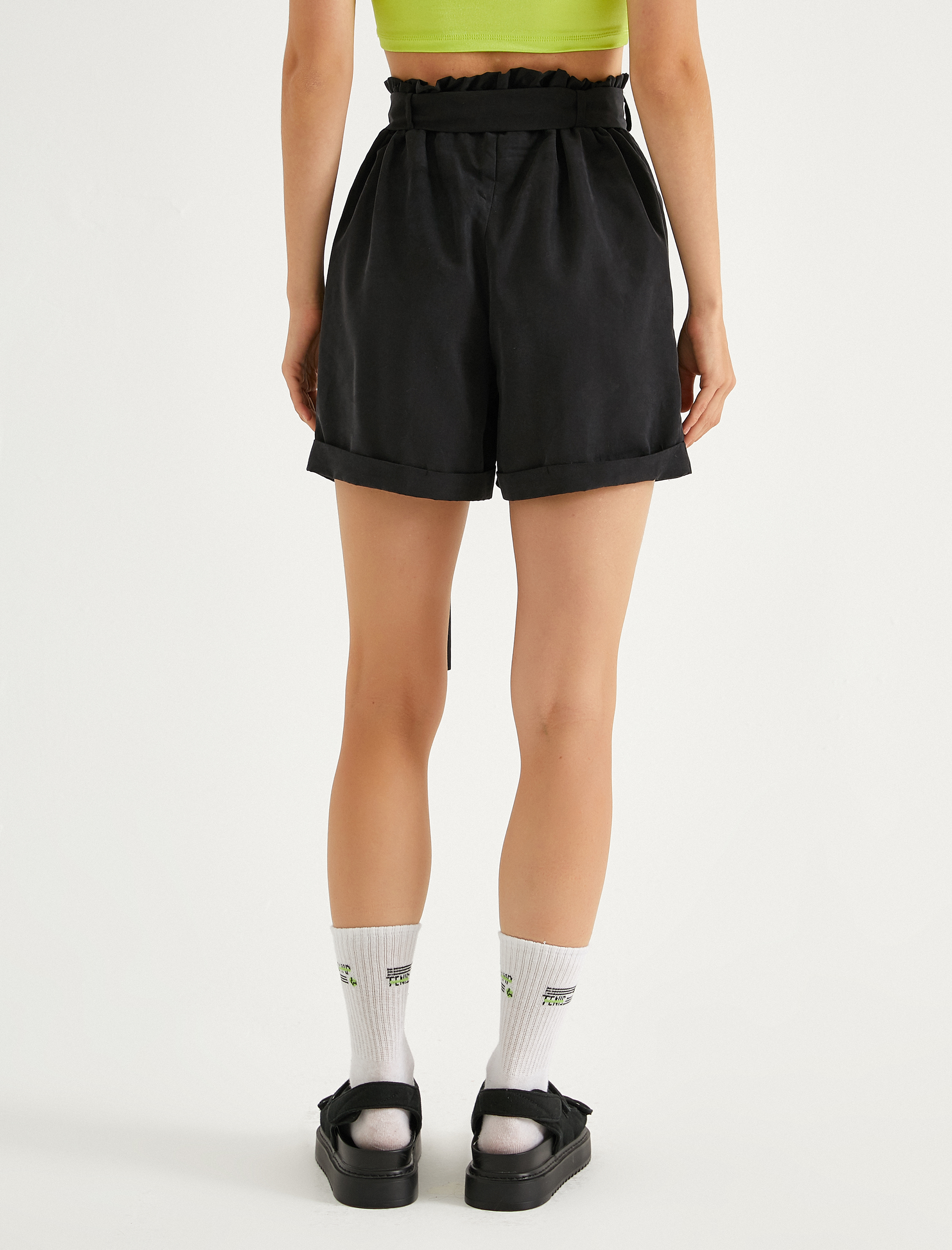   Beli Bağlamalı Şort