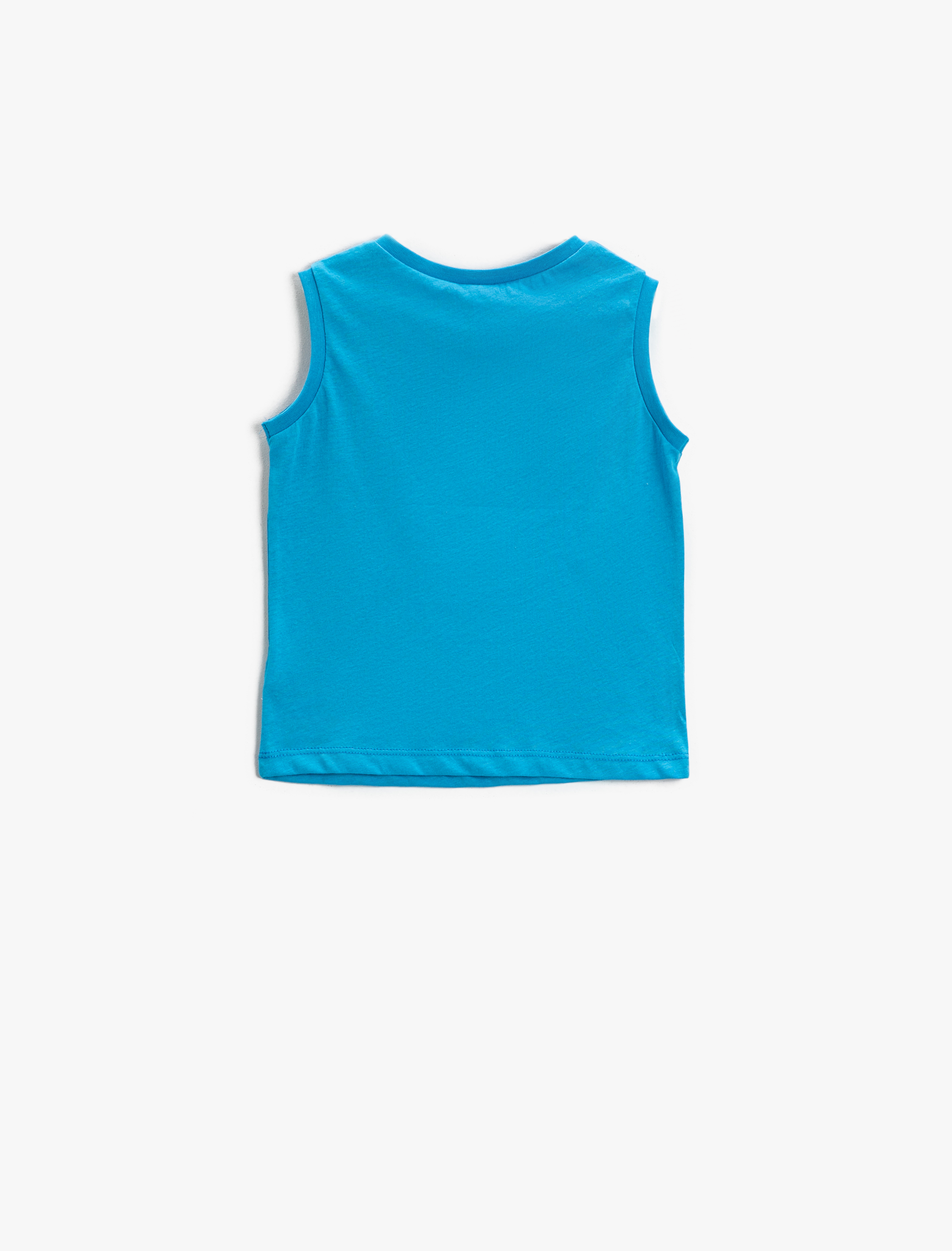  Erkek Bebek Yaz Temalı Baskılı Atlet Pamuklu