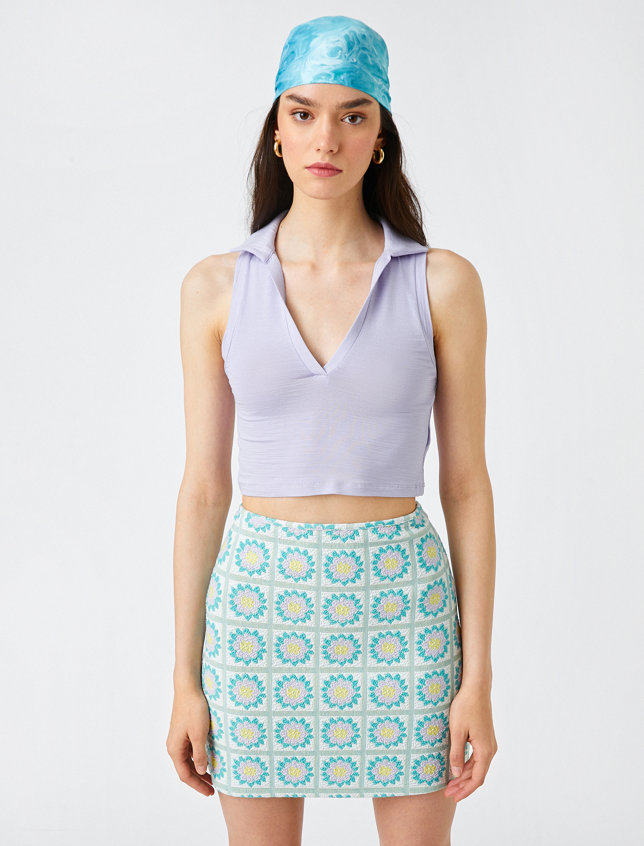   Crop Atlet Polo Yaka