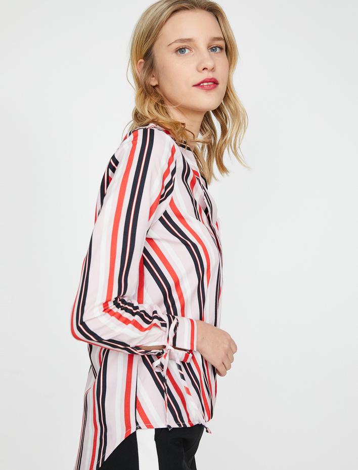  Çizgili Bluz
