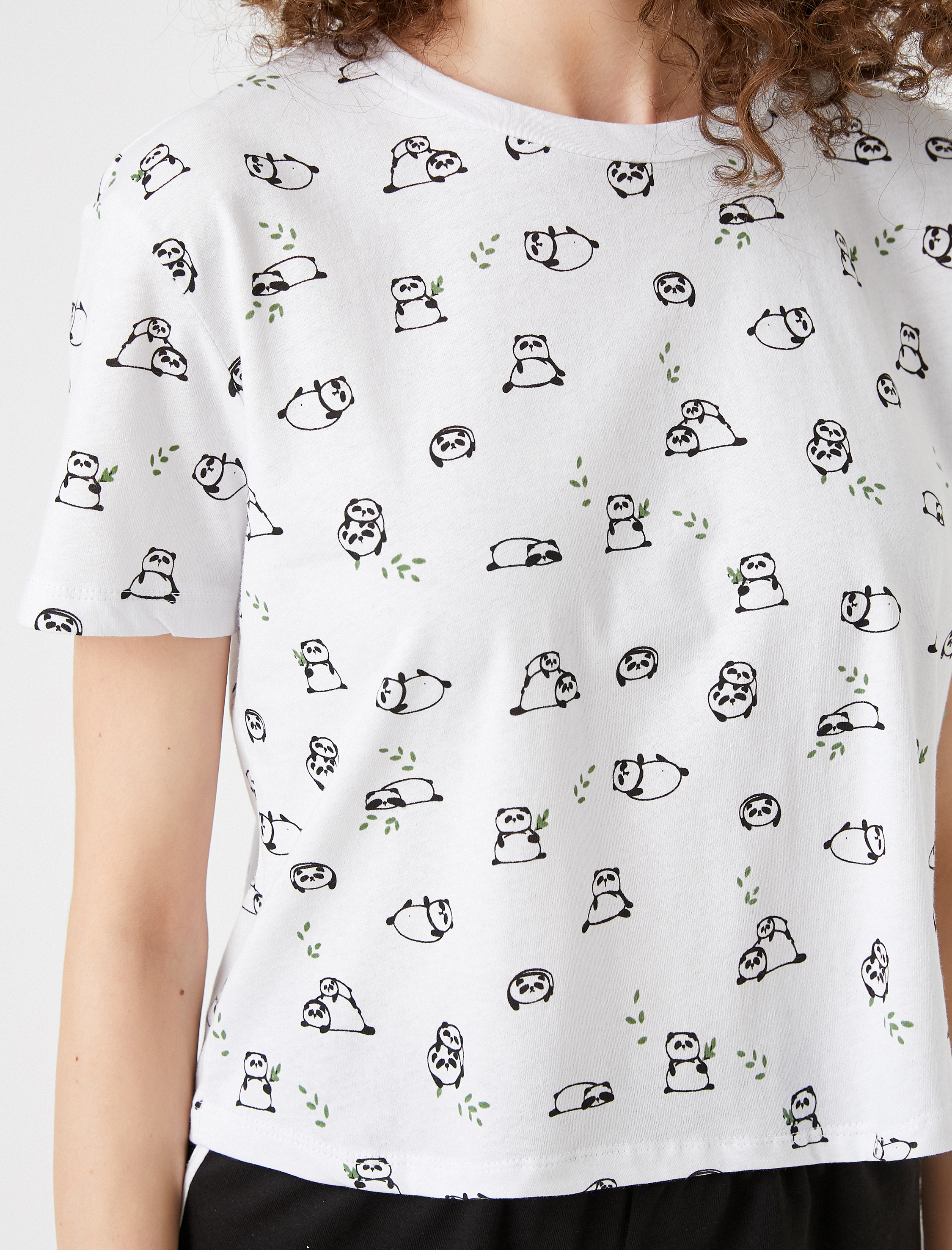   Desenli Tişört Pamuklu