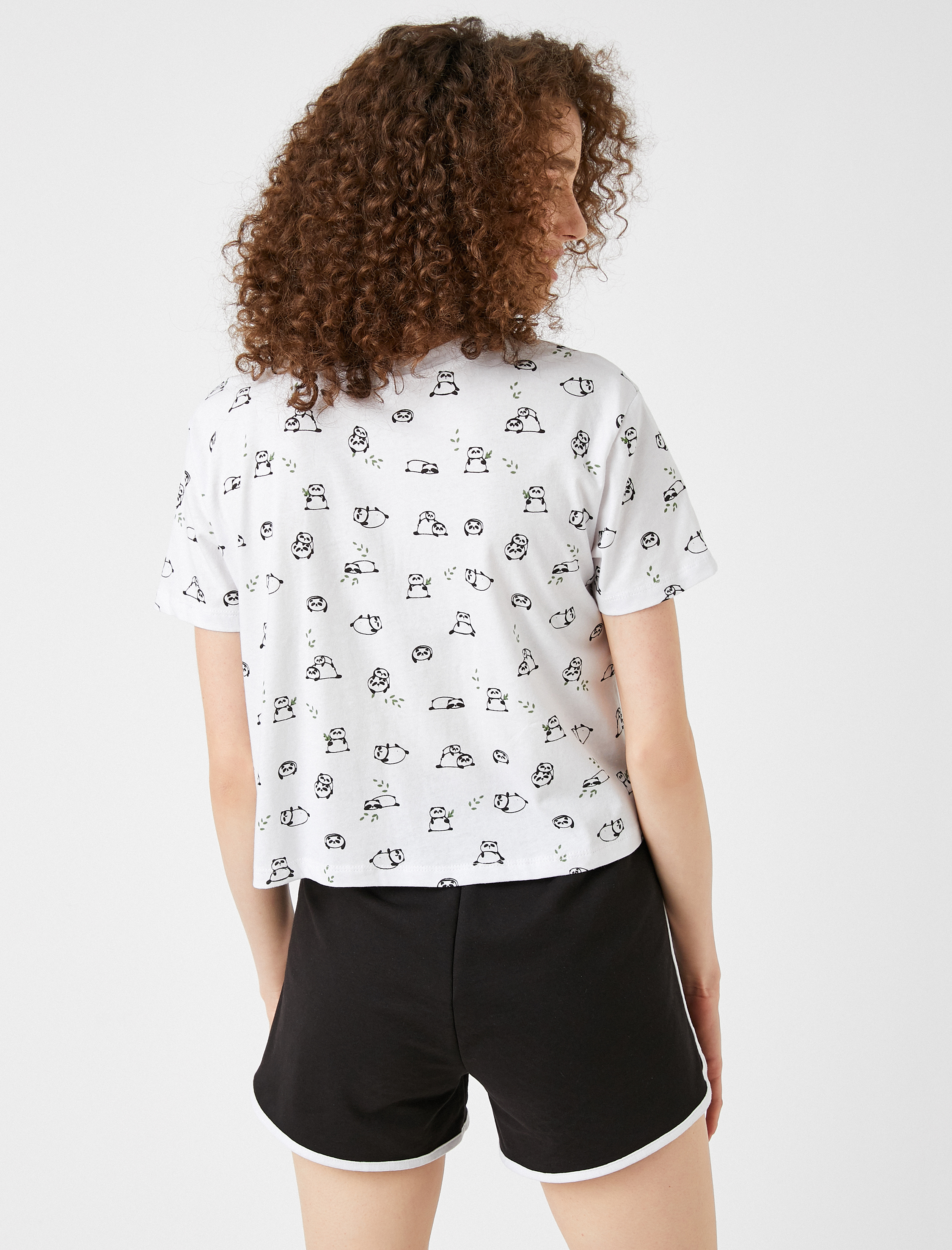   Desenli Tişört Pamuklu