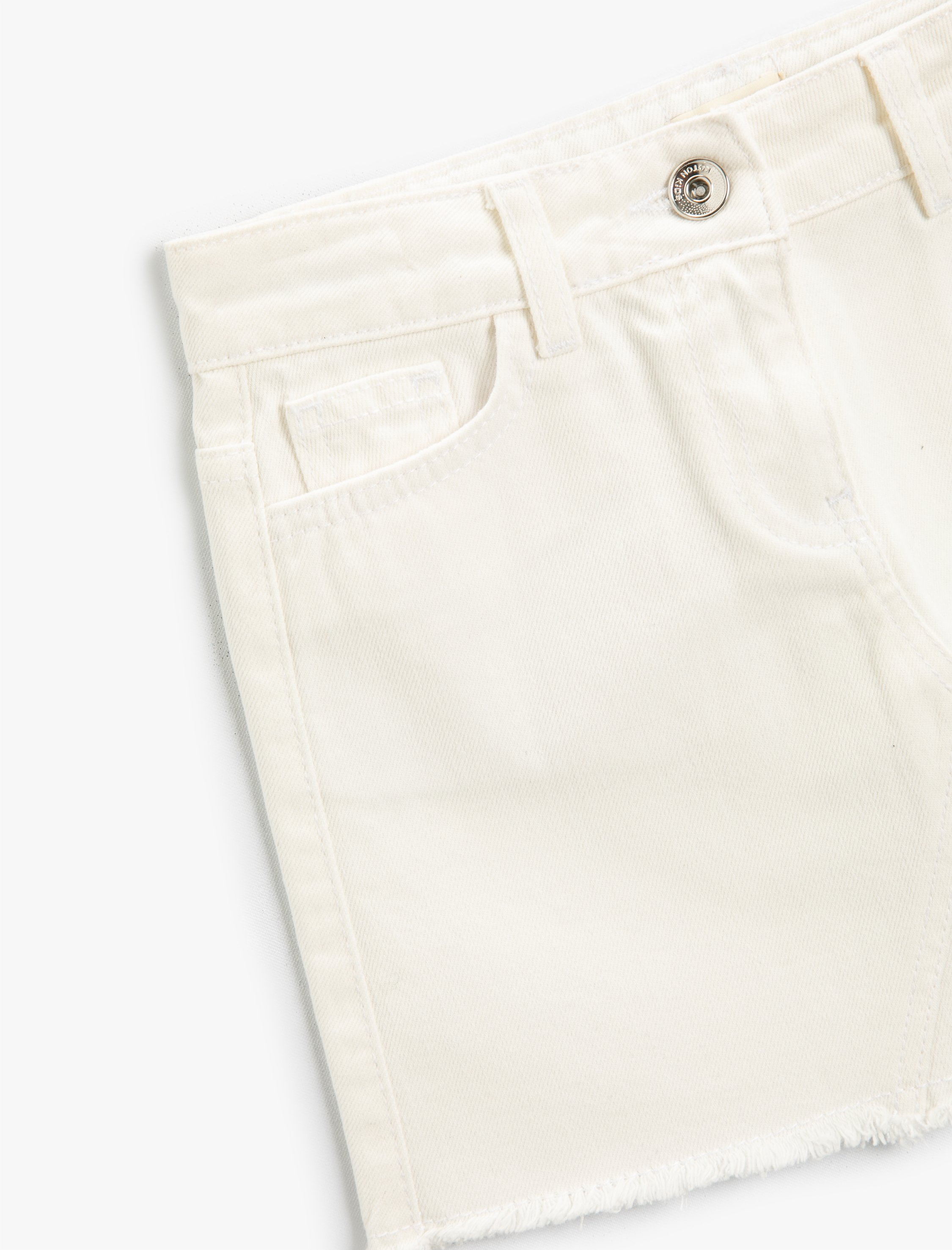  Kız Çocuk Basic Mini Kot Etek Pamuklu A Kesim