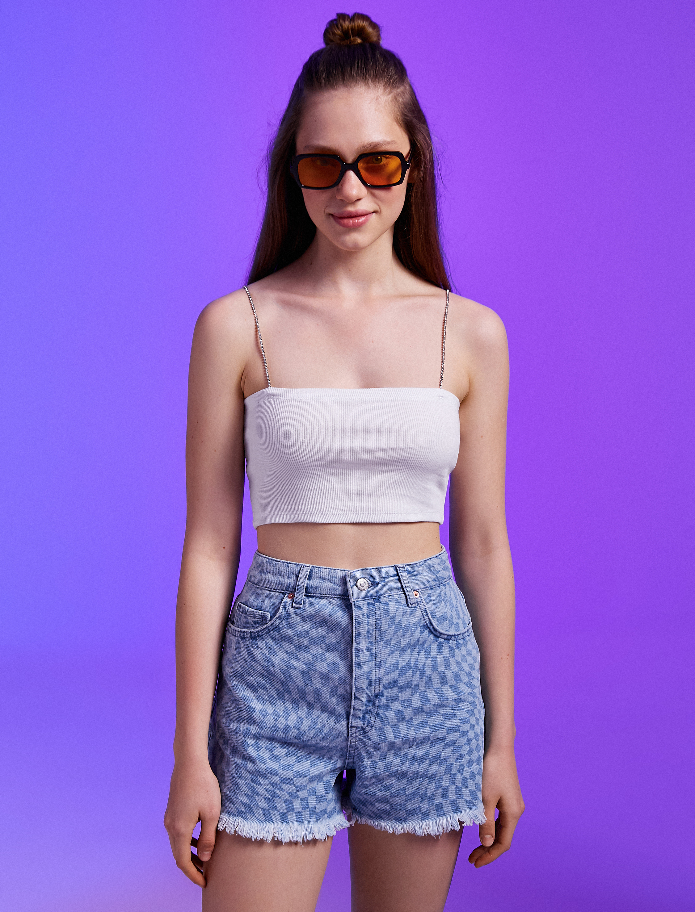   İnce Askılı Crop Büstiyer