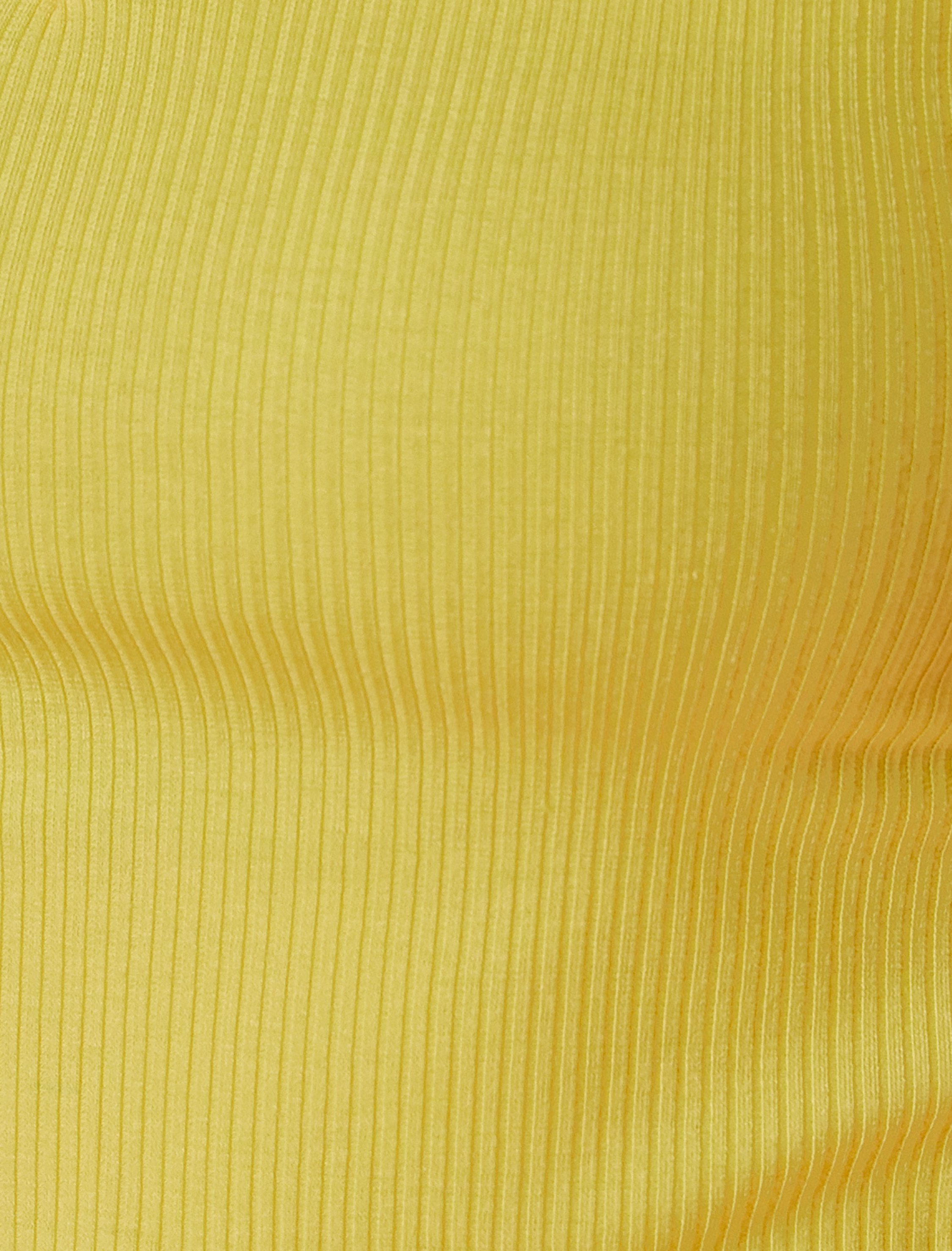   Crop Tişört Fırfır Detaylı Fitilli V Yaka