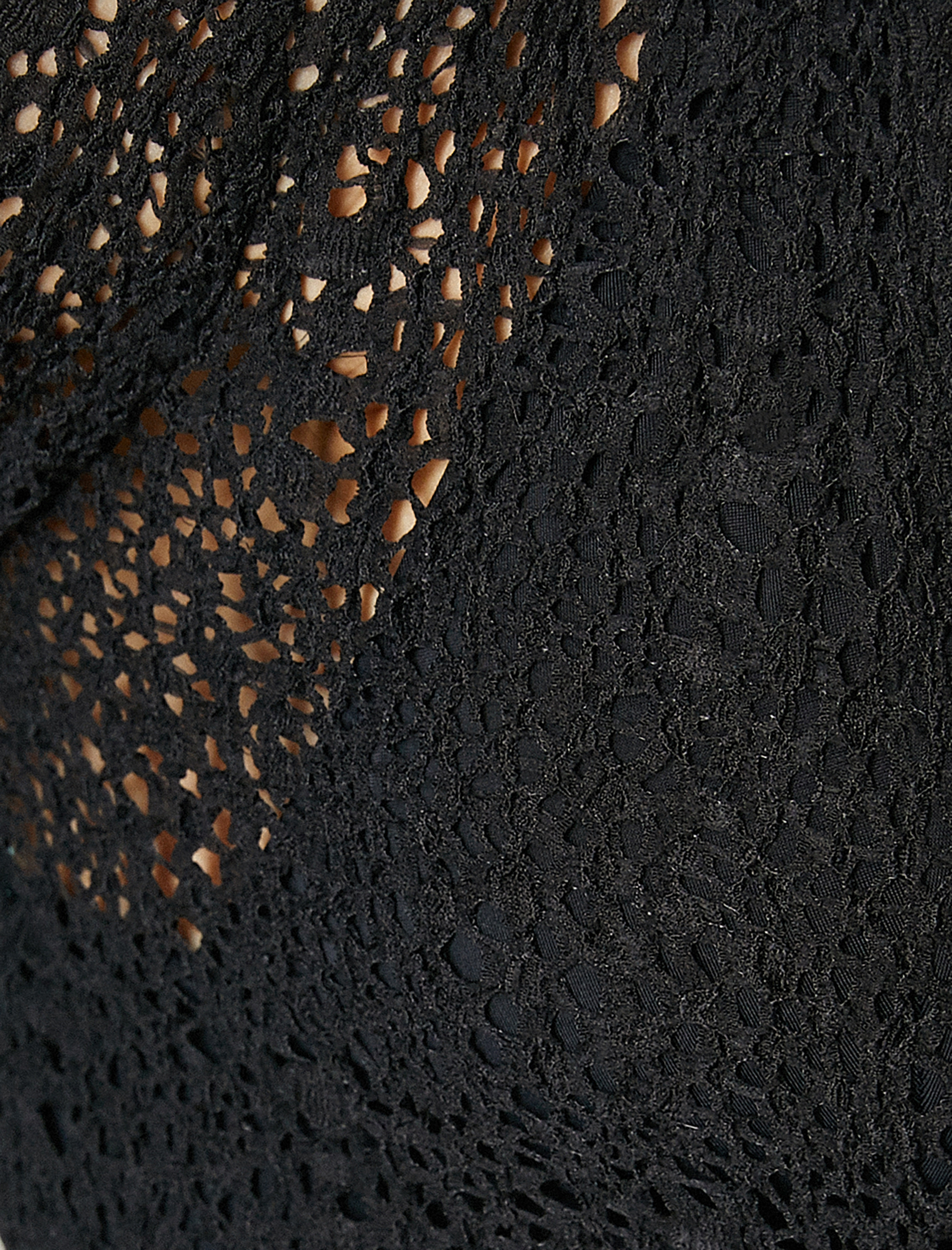   Plaj Elbisesi Dantelli Yırtmaçlı V Yaka