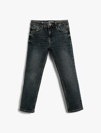 Kot Pantolon Cepli Pamuklu - Skinny Jean