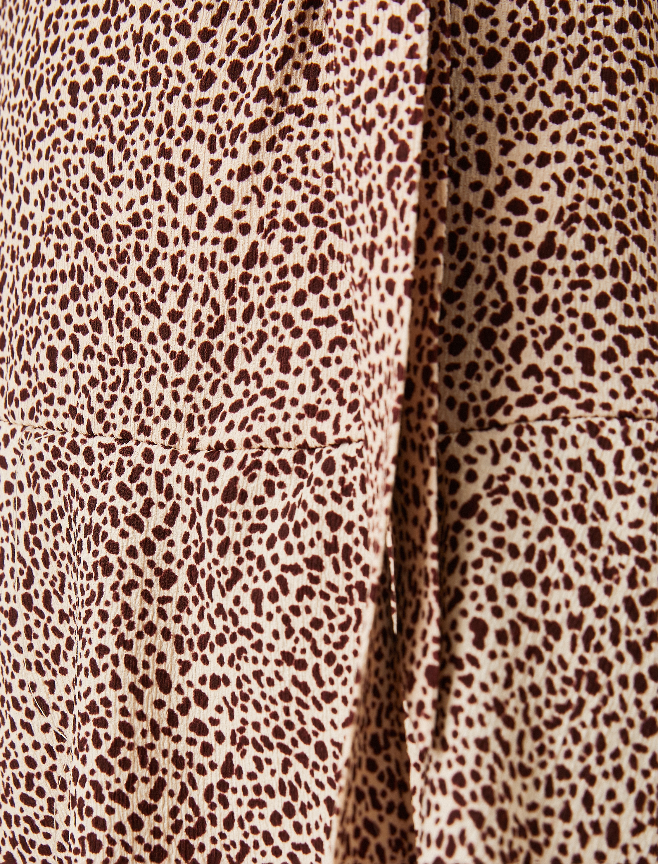  Leopar Desenli Mini Şort Etek Kuşaklı