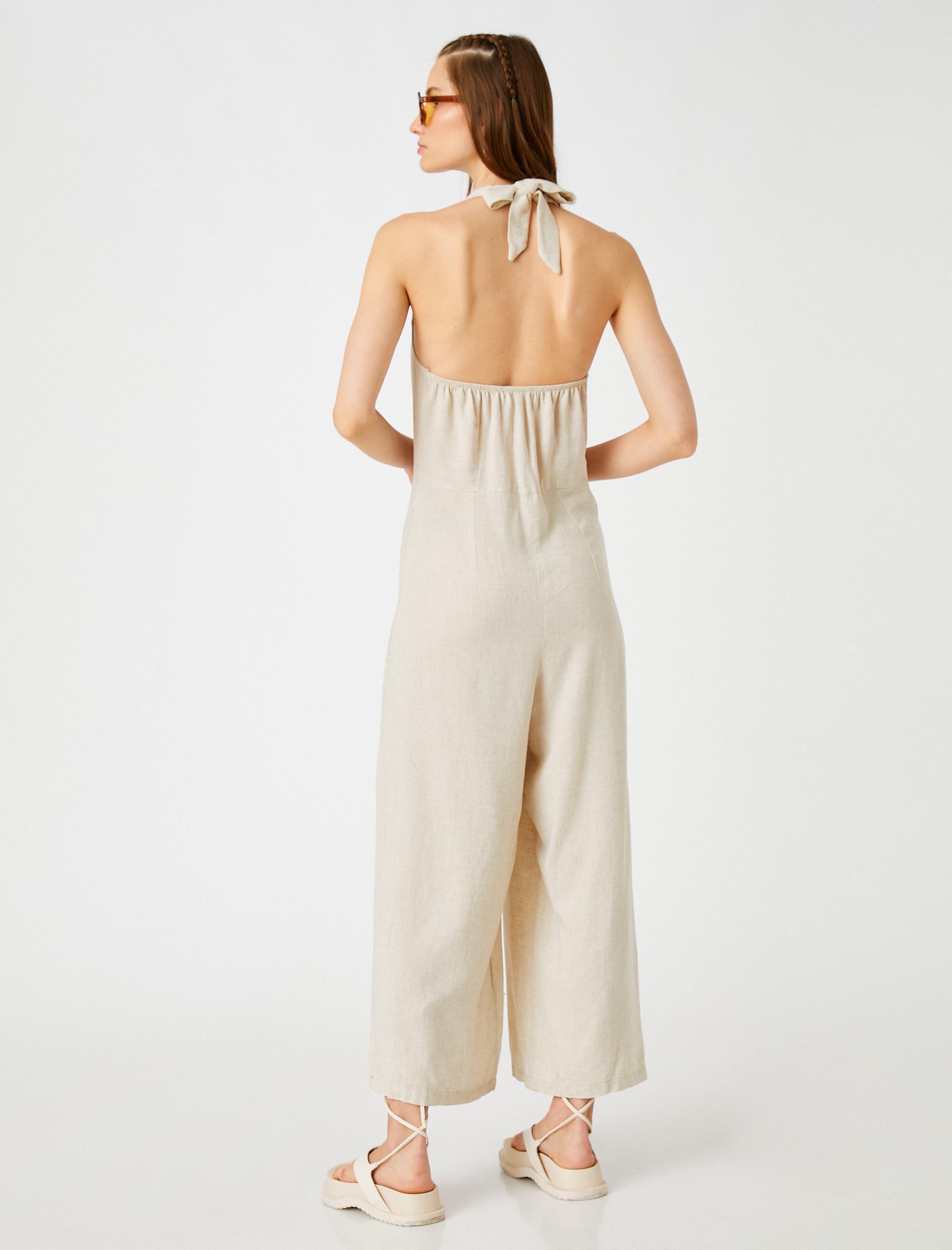   Keten Karışımlı Tulum