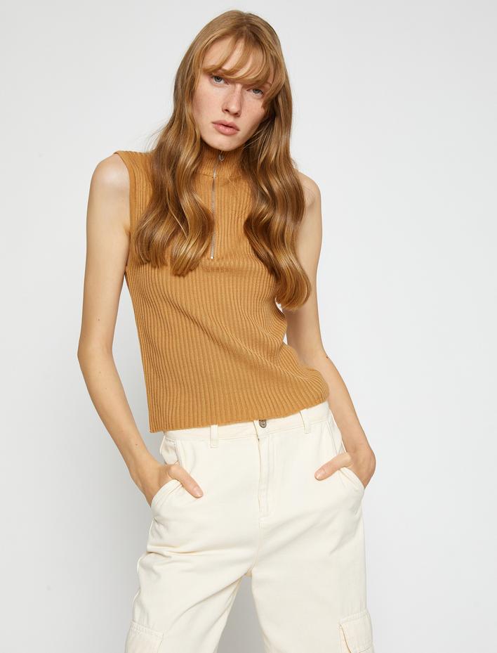  Fermuarlı Triko Atlet