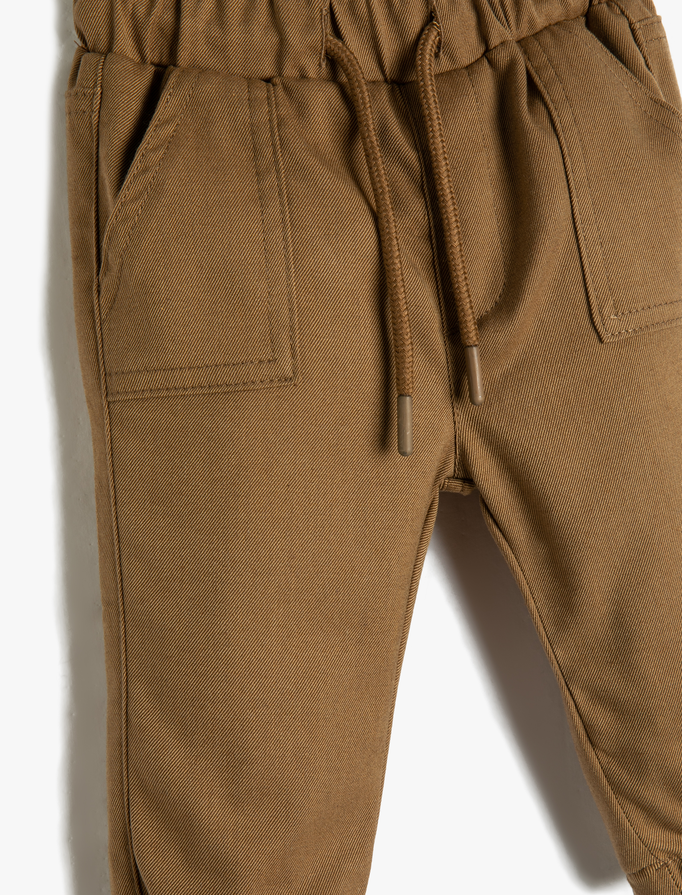  Erkek Bebek Jogger Pantolon Beli Bağlamalı Lastikli Cepli