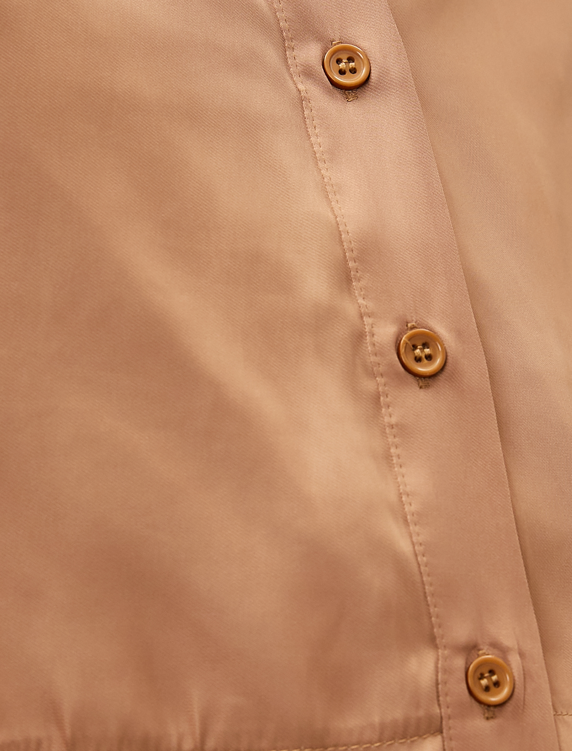   Crop Gömlek Kısa Kollu