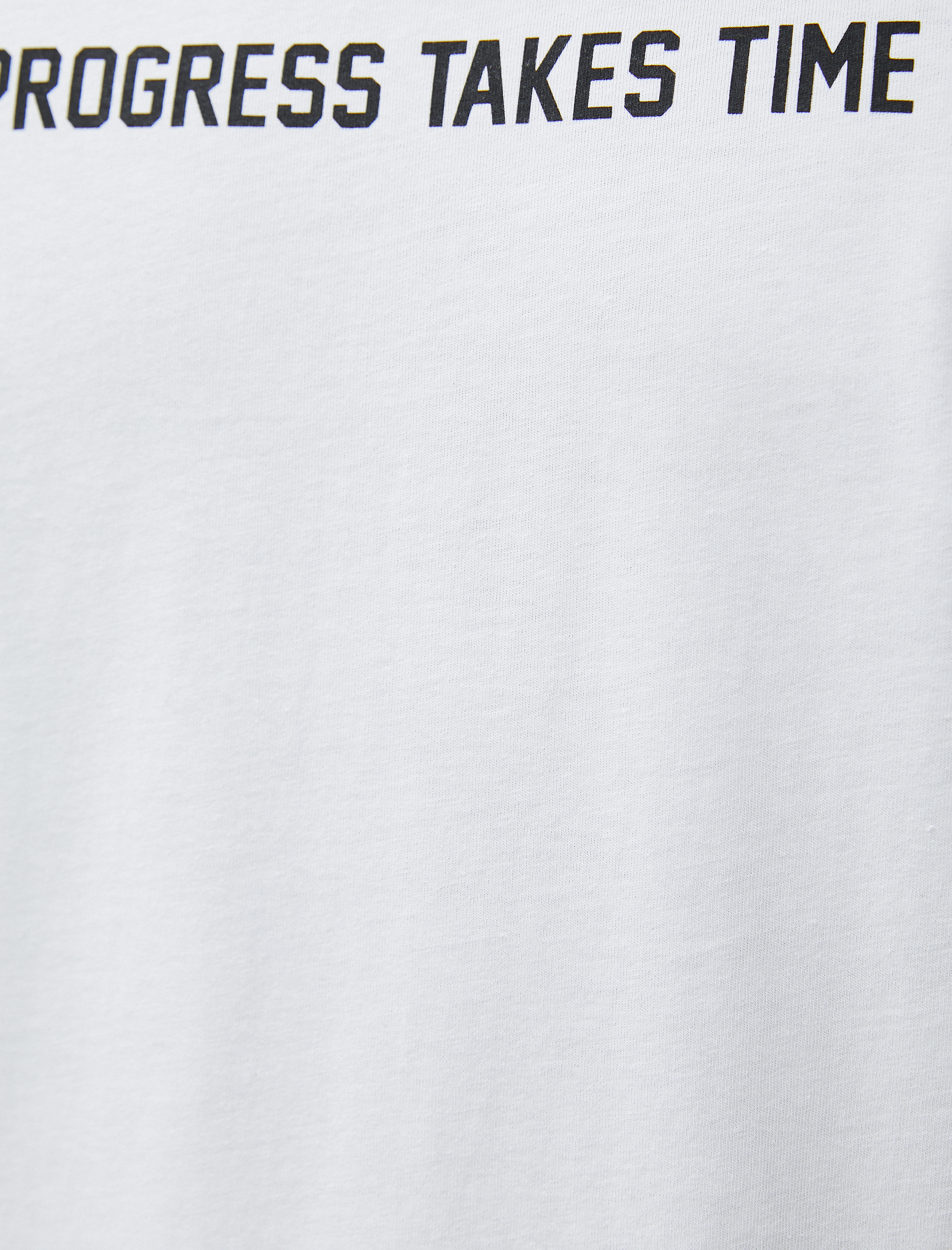   Slogan Baskılı Tişört Bisiklet Yaka Kısa Kollu Pamuklu