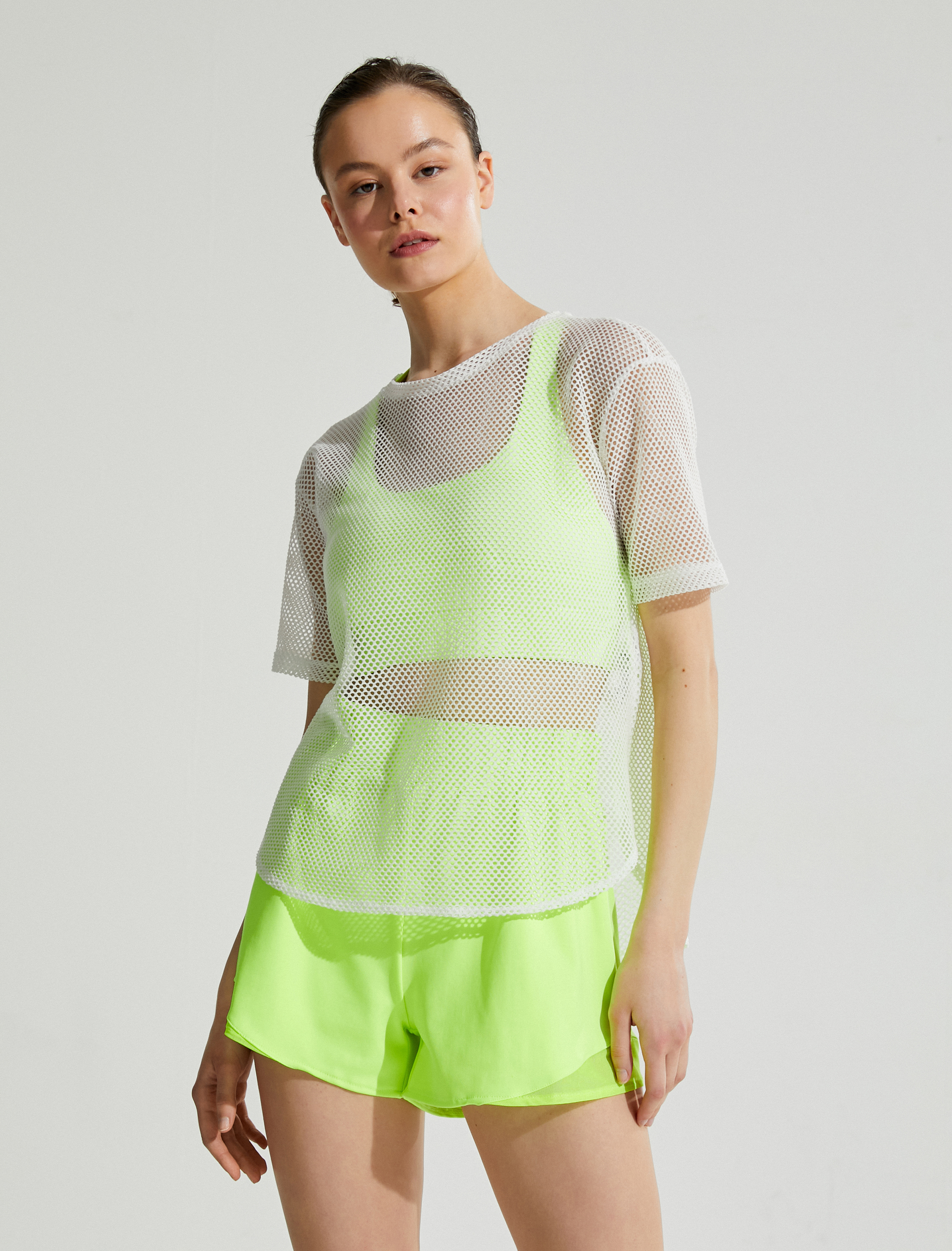   Oversize File Spor Tişört