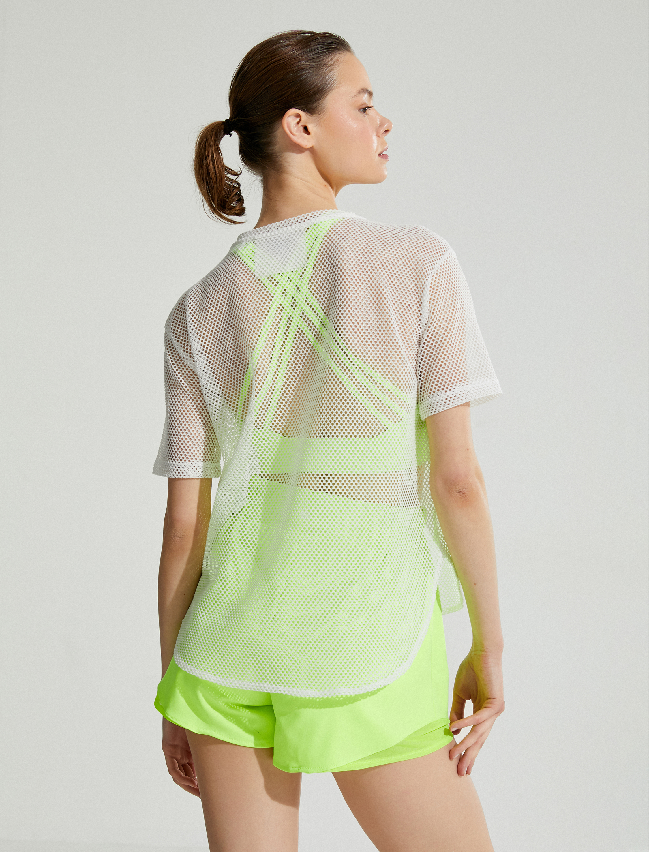   Oversize File Spor Tişört