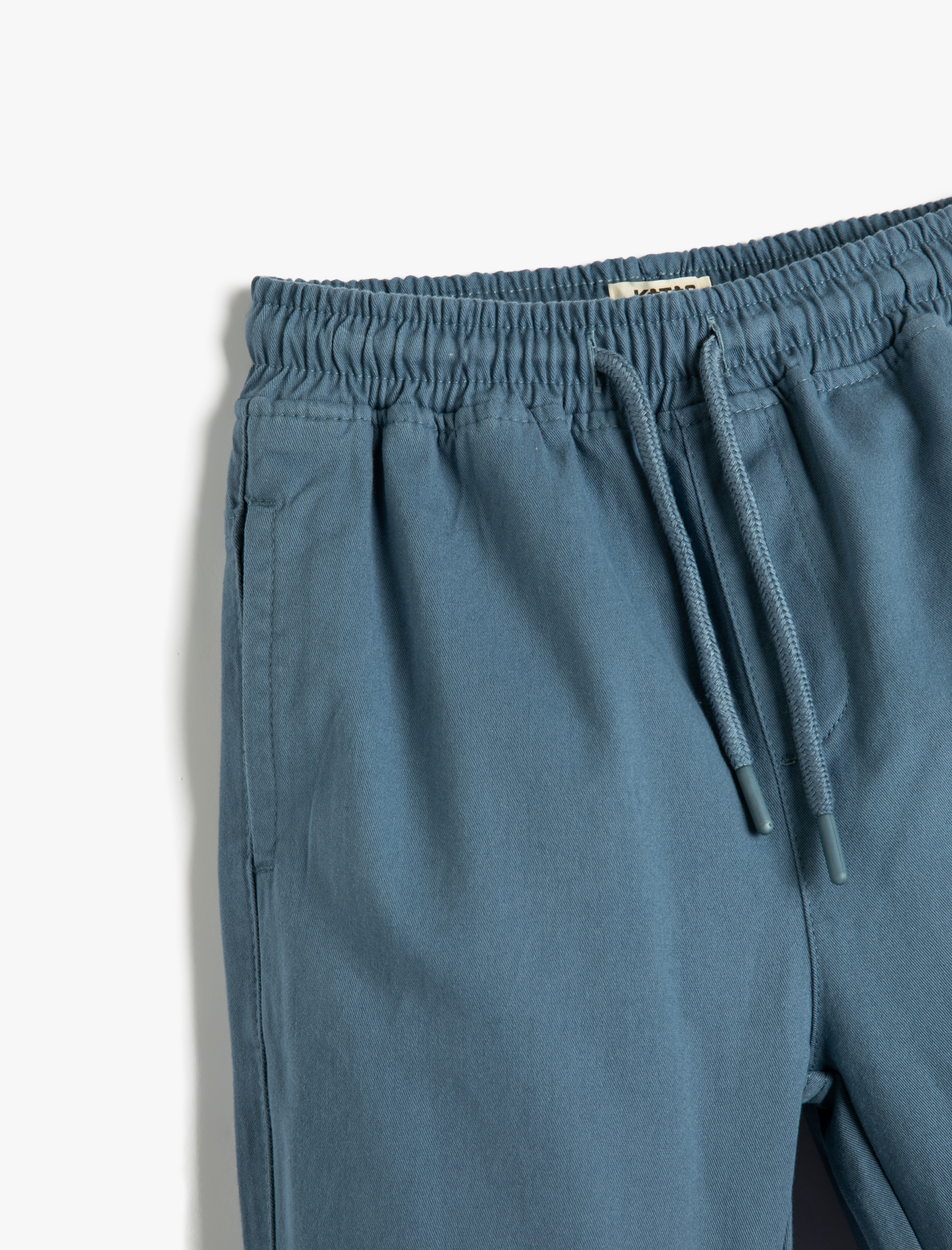  Erkek Çocuk Jogger Pantolon Basic Cepli Beli Bağlamalı Pamuklu