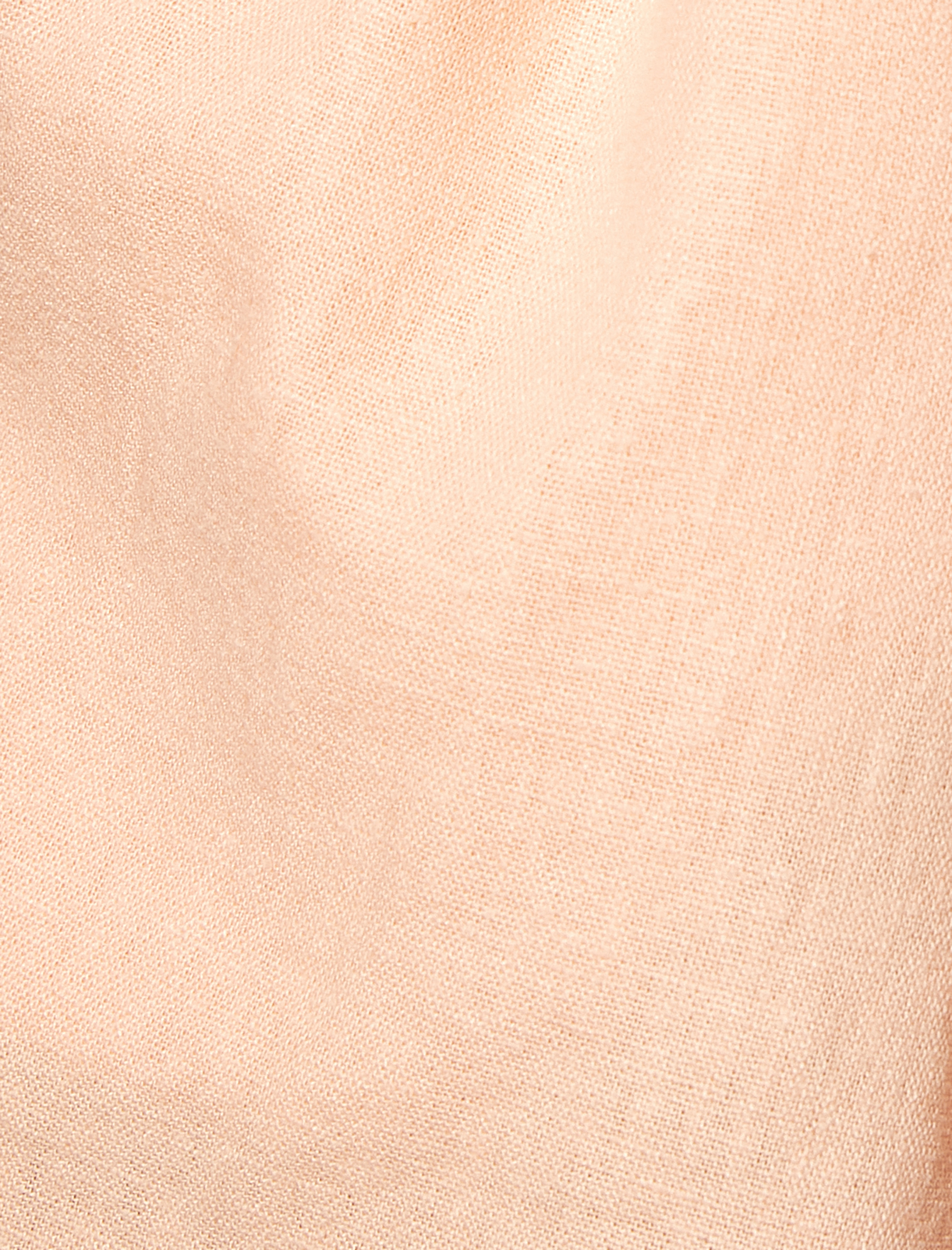   Mini Şort Beli Bağcıklı Keten Karışımlı