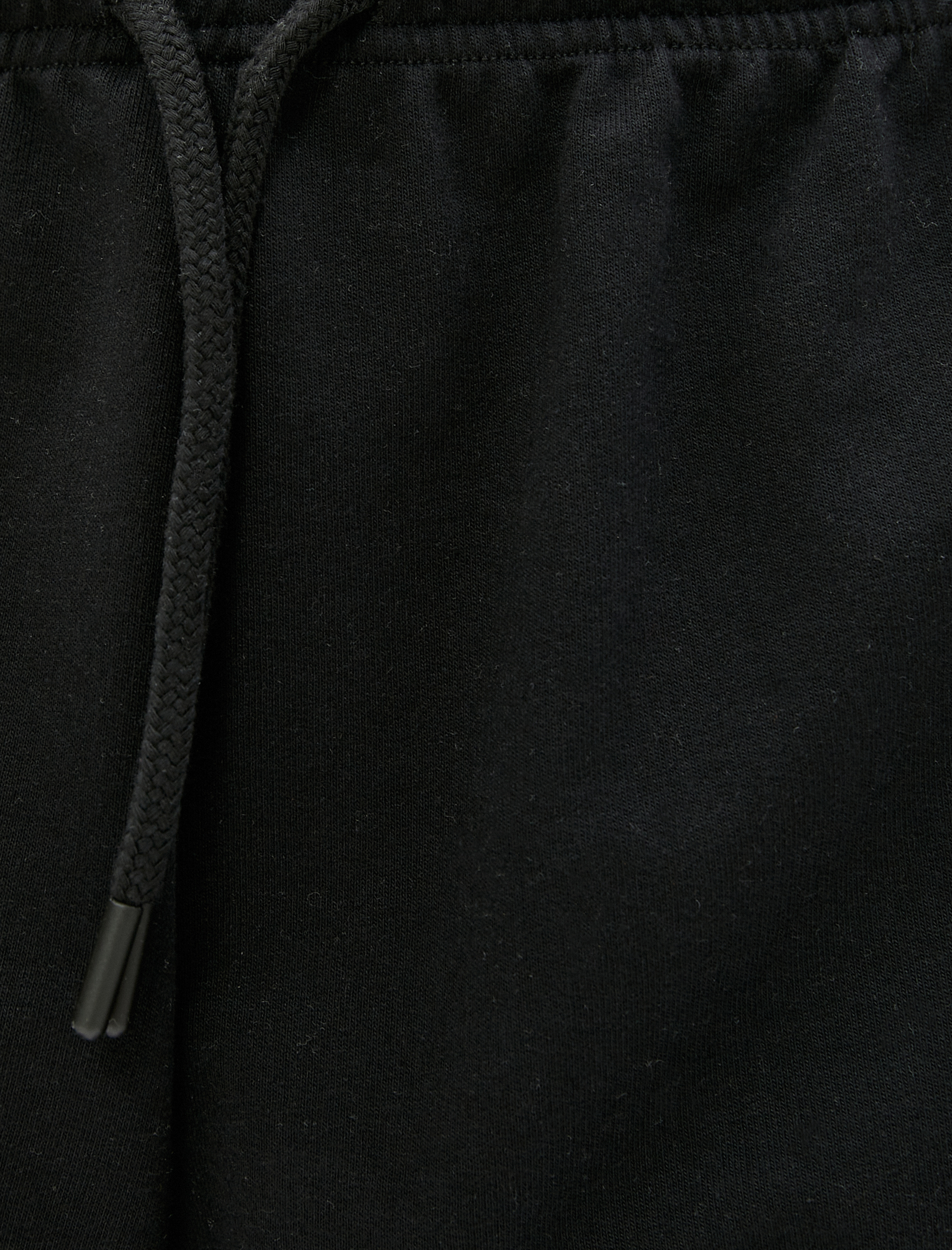   Mini Şort Beli Bağcıklı Rahat Kesim