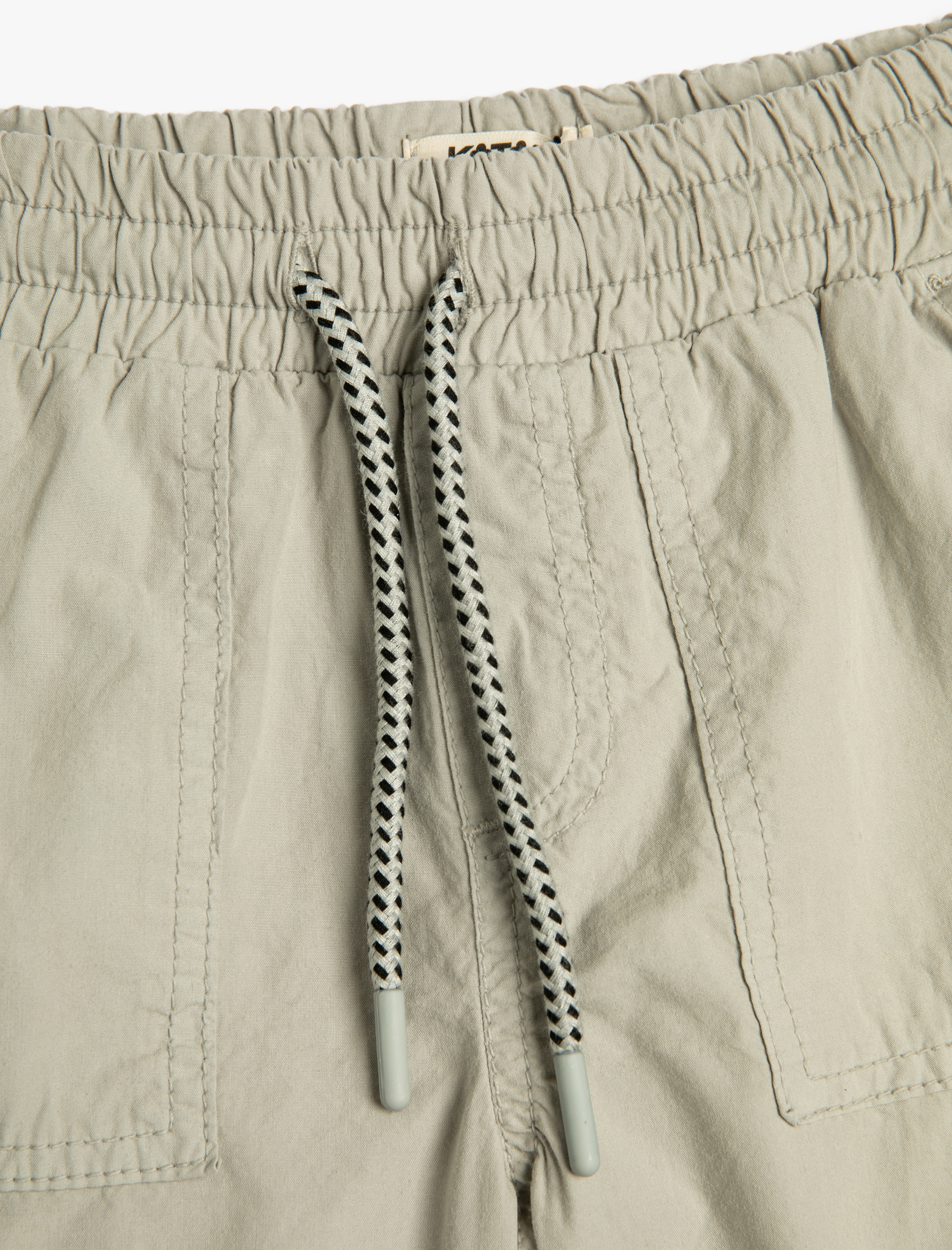  Erkek Çocuk Şort Beli Bağlamalı Cep Detaylı Pamuklu