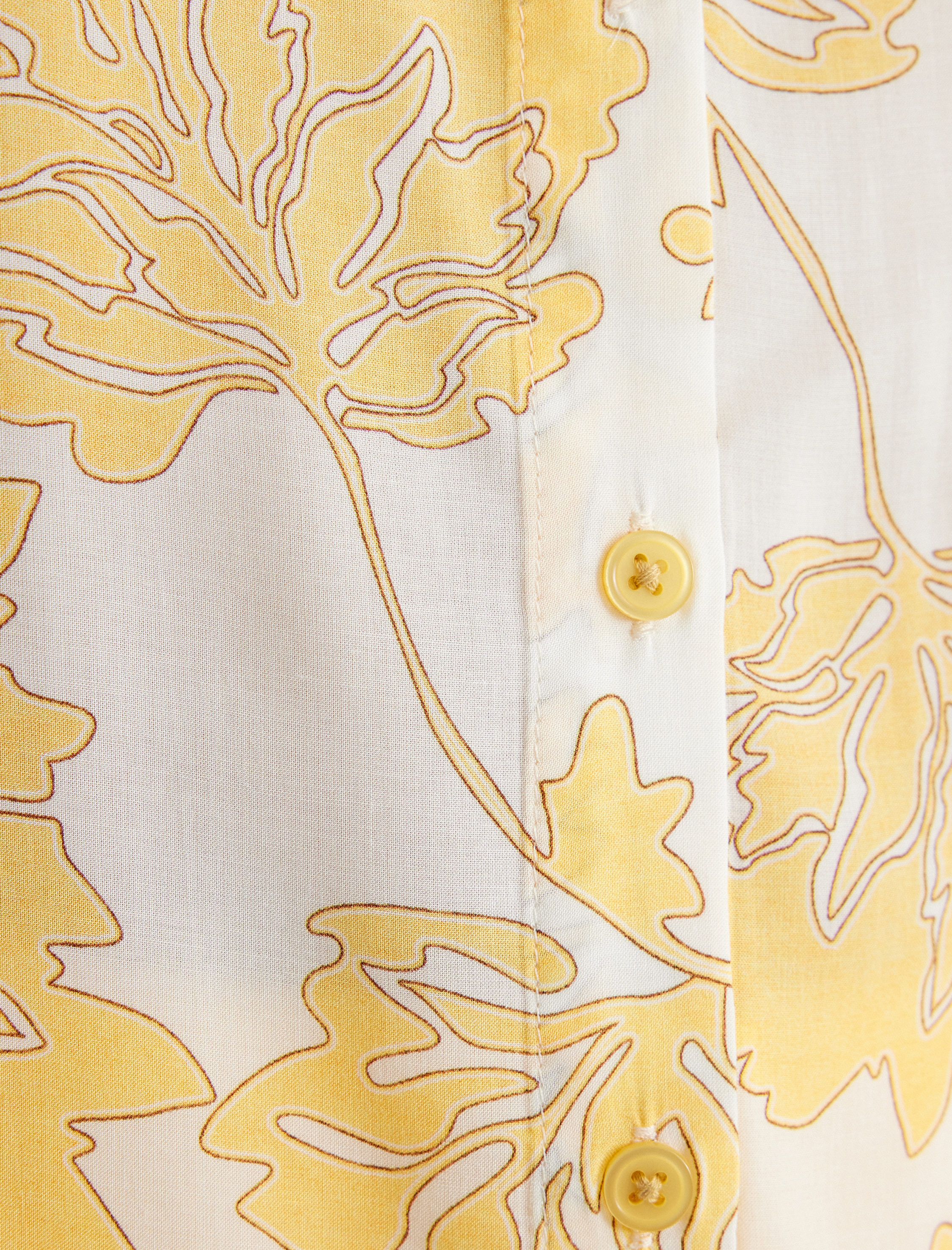   Koton X Melis Ağazat - Uzun Balon Kol Oversize Gömlek Çiçekli Viskon Kumaş