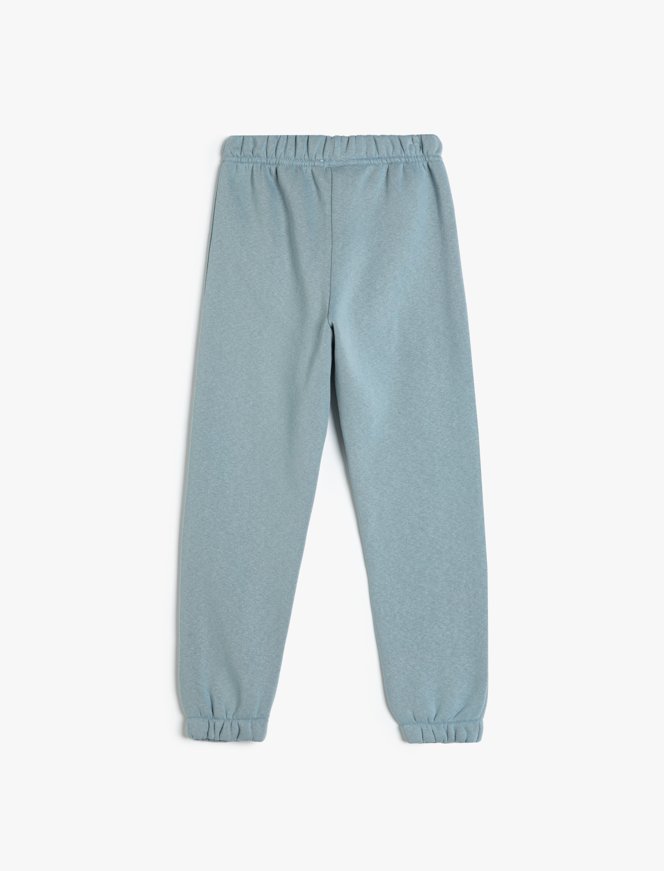  Erkek Çocuk Basic Jogger Eşofman Altı Baskılı Beli Bağlamalı Cepli Şardonlu