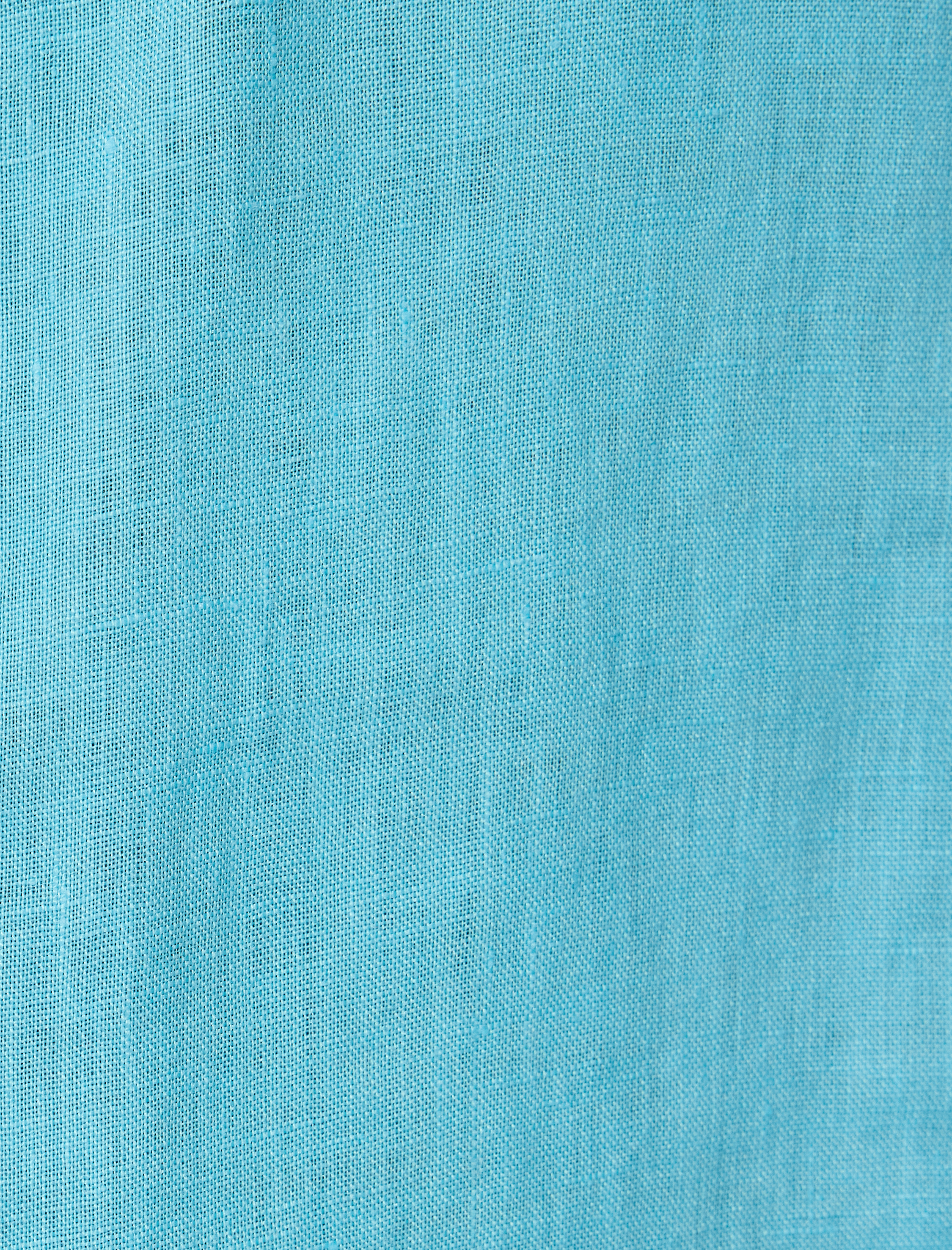   Keten Gömlek Klasik Yaka Uzun Kollu Düğmeli Regular Fit