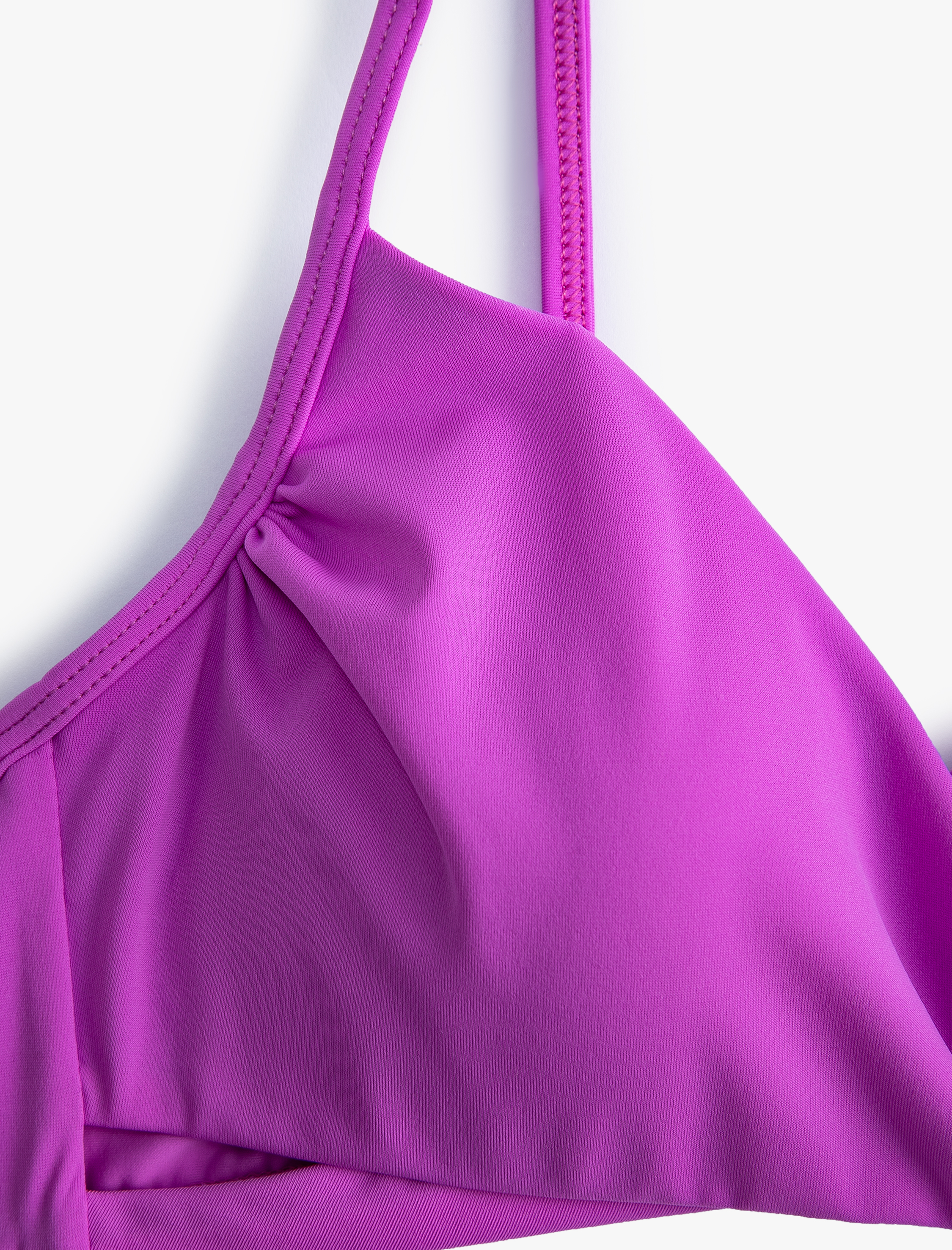 Drapeli Bikini Üstü