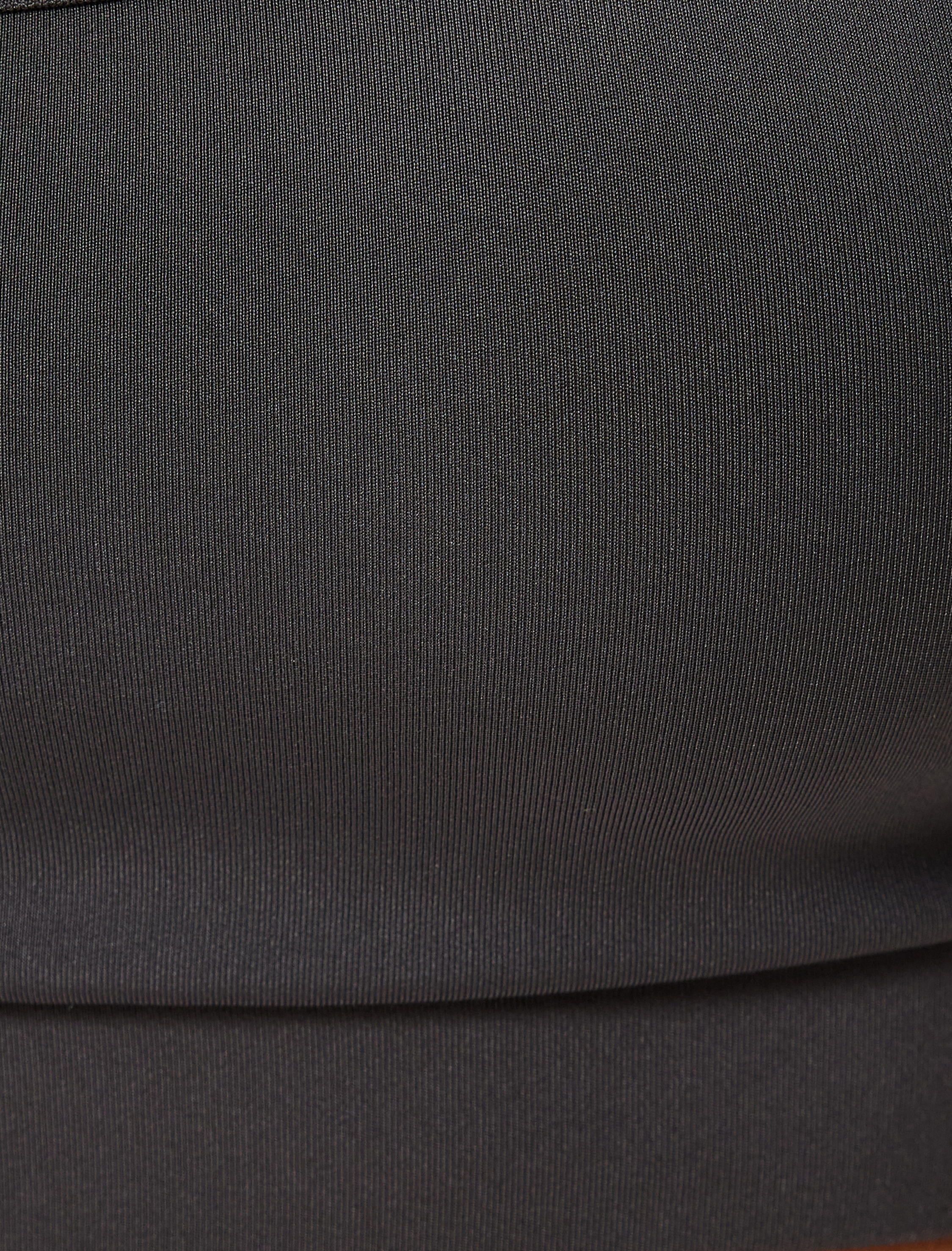   U Yaka Kolsuz Tül Detaylı Slim Fit Kaplı Sporcu Sütyeni İnterlok