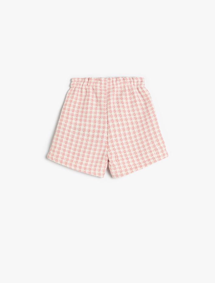 Kız Bebek Standart Bel Tüvit Şort Cep Detaylı