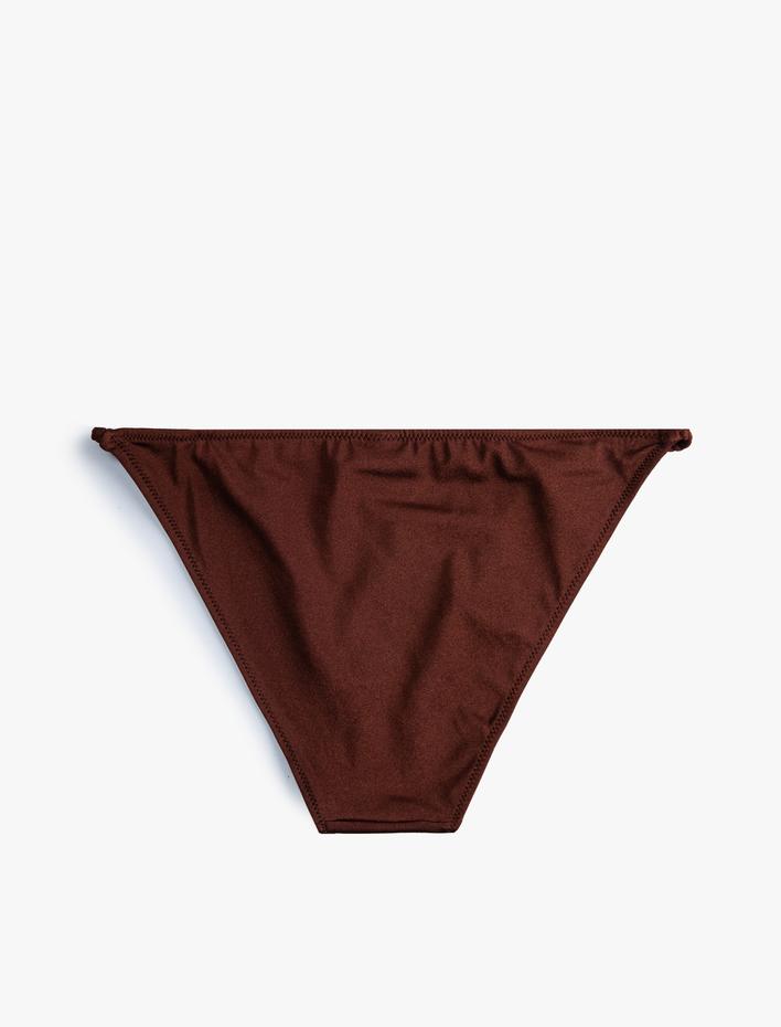  Bikini Altı Yanları Saç Örgüsü İp Detaylı Standart Bel