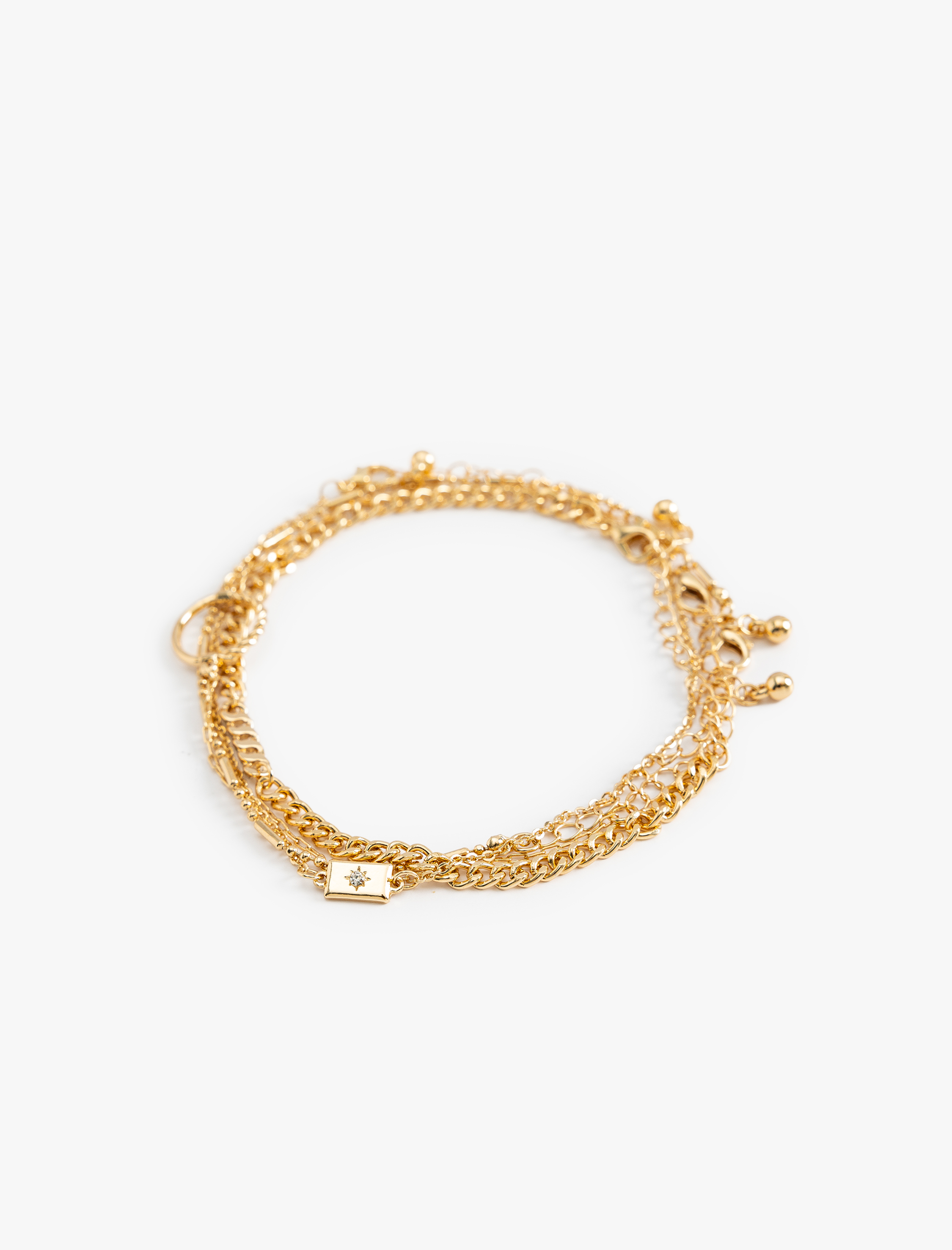  Kadın Zincir Bileklik 4 Sıralı