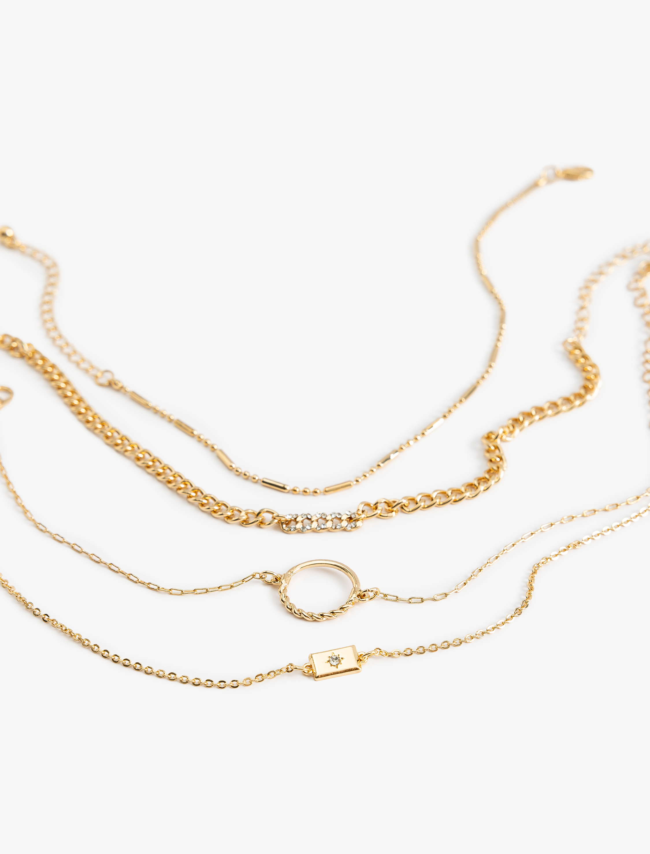  Kadın Zincir Bileklik 4 Sıralı