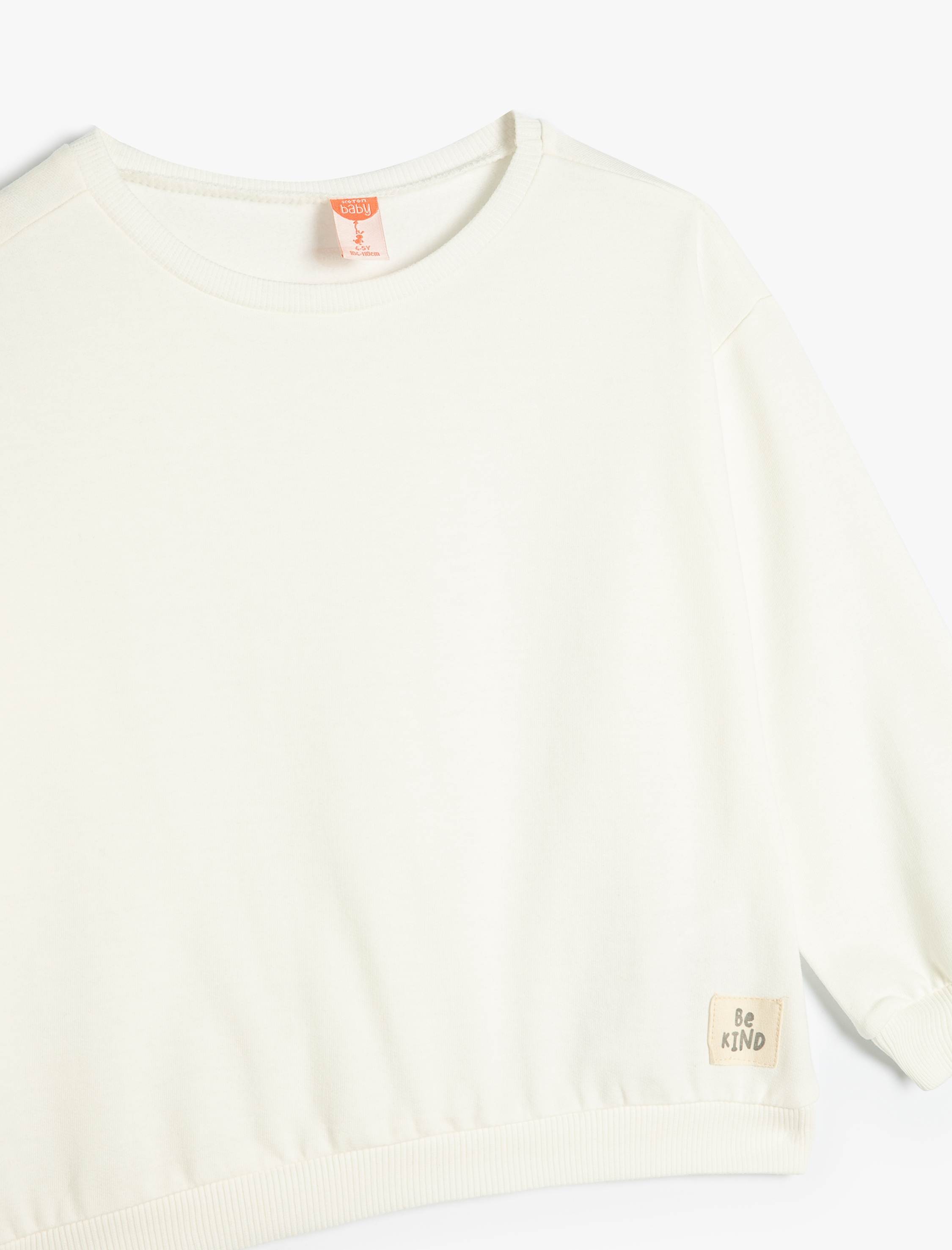  Kız Bebek Basic Sweat Uzun Kollu Şardonlu Pamuklu