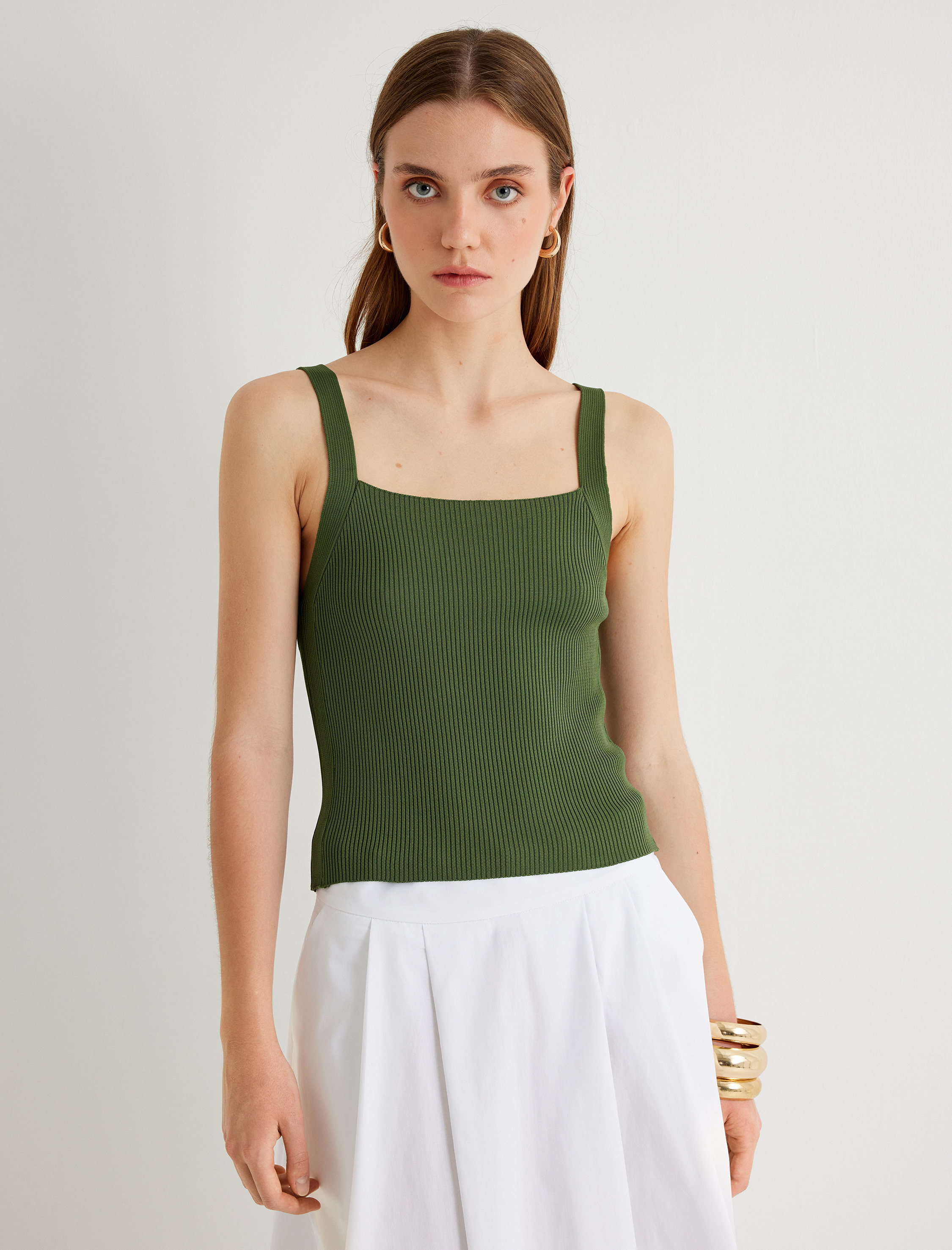 Koton X Sima Tarkan - Kalın Askılı Triko Üst