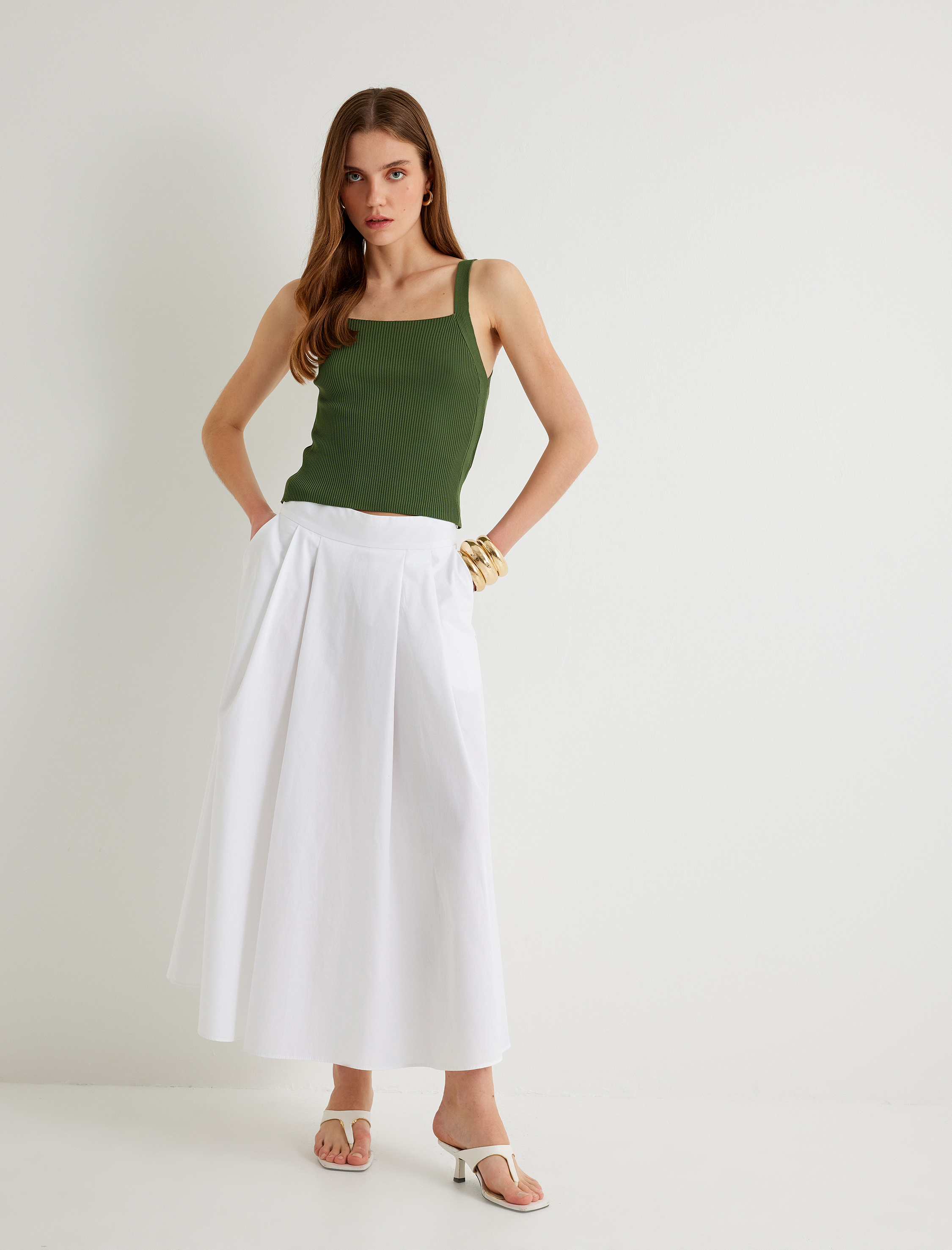 Koton X Sima Tarkan - Kalın Askılı Triko Üst