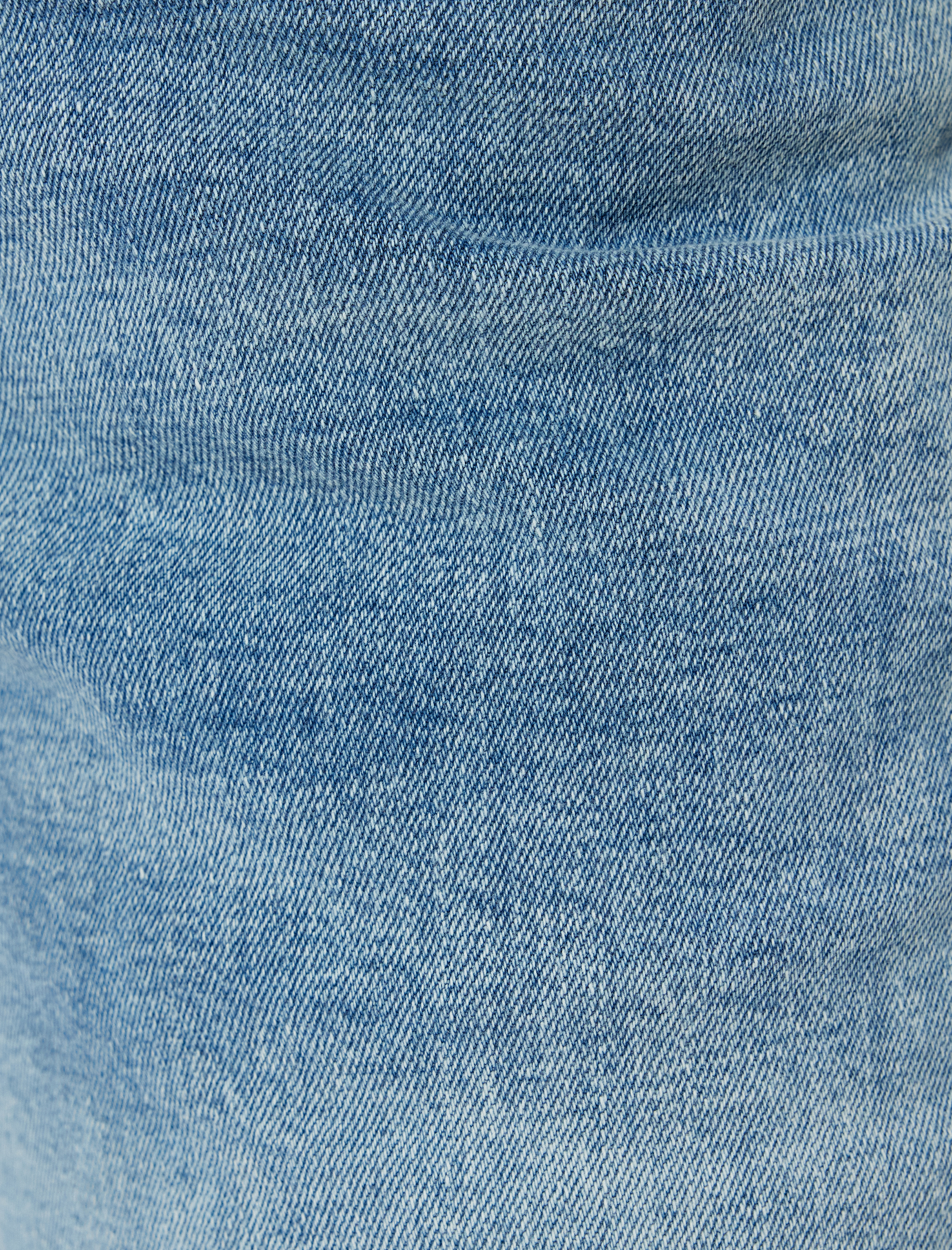   Slim Fit Kot Şort Bermuda Cep Detaylı Pamuklu