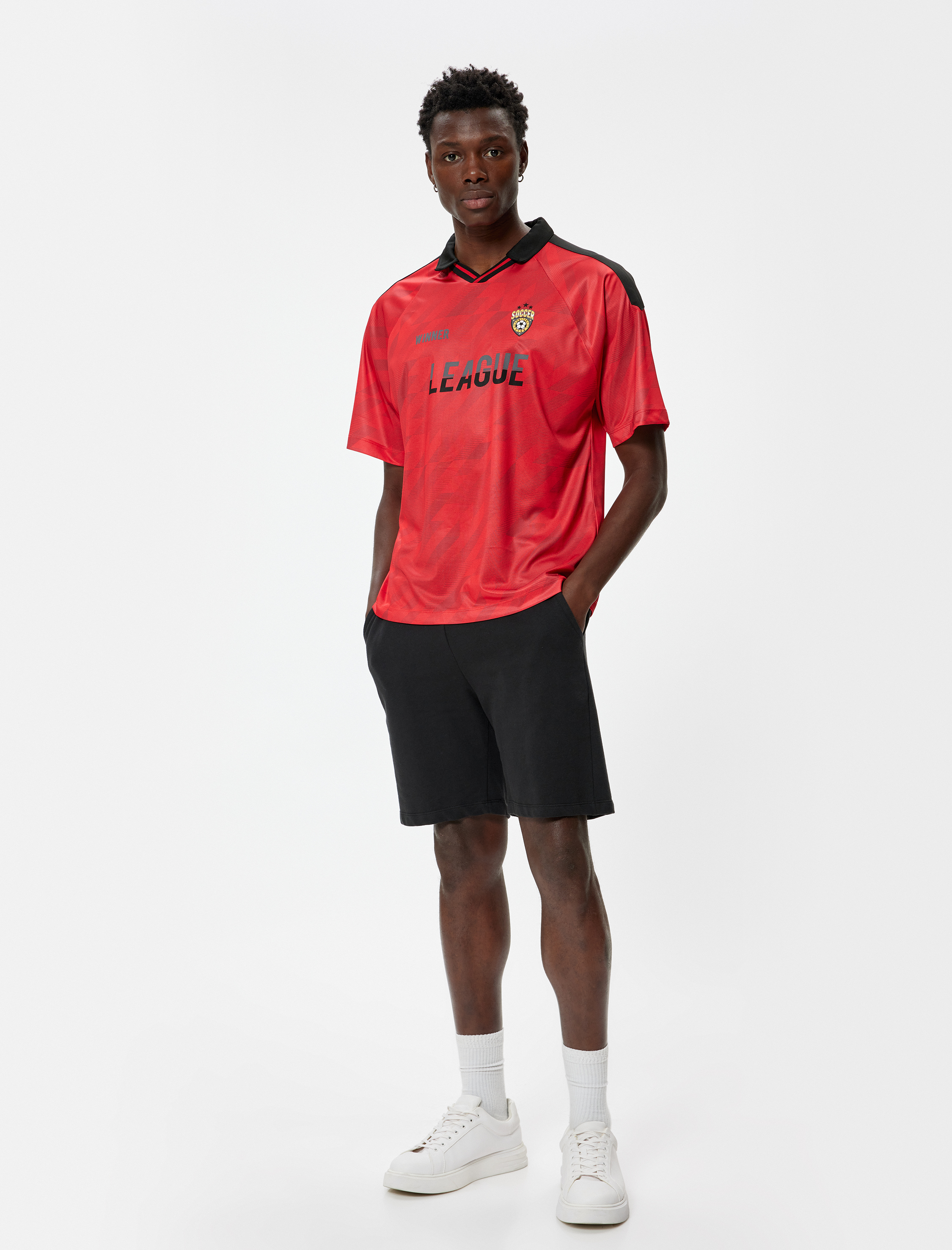   Kolej Tişört Polo Yaka Kısa Kollu