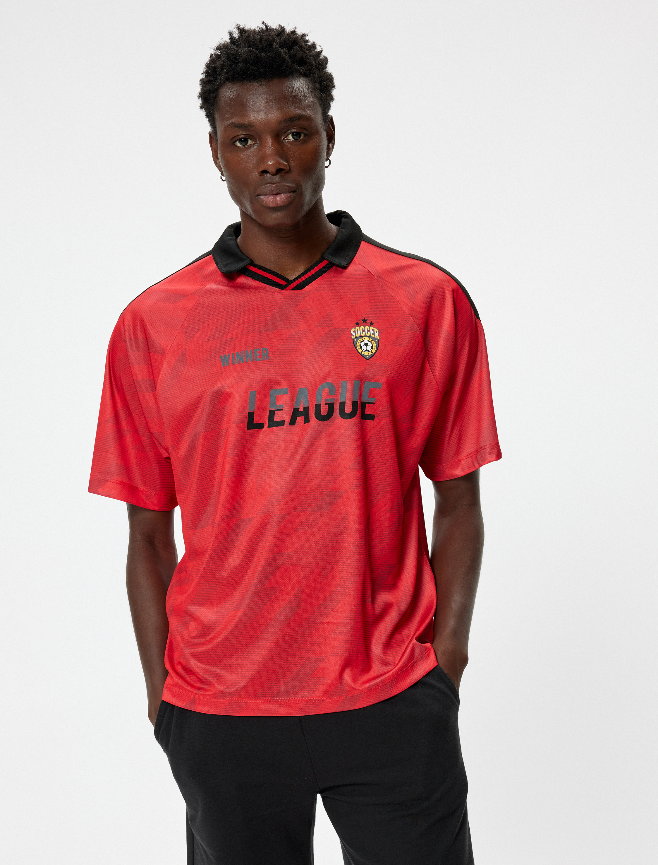   Kolej Tişört Polo Yaka Kısa Kollu