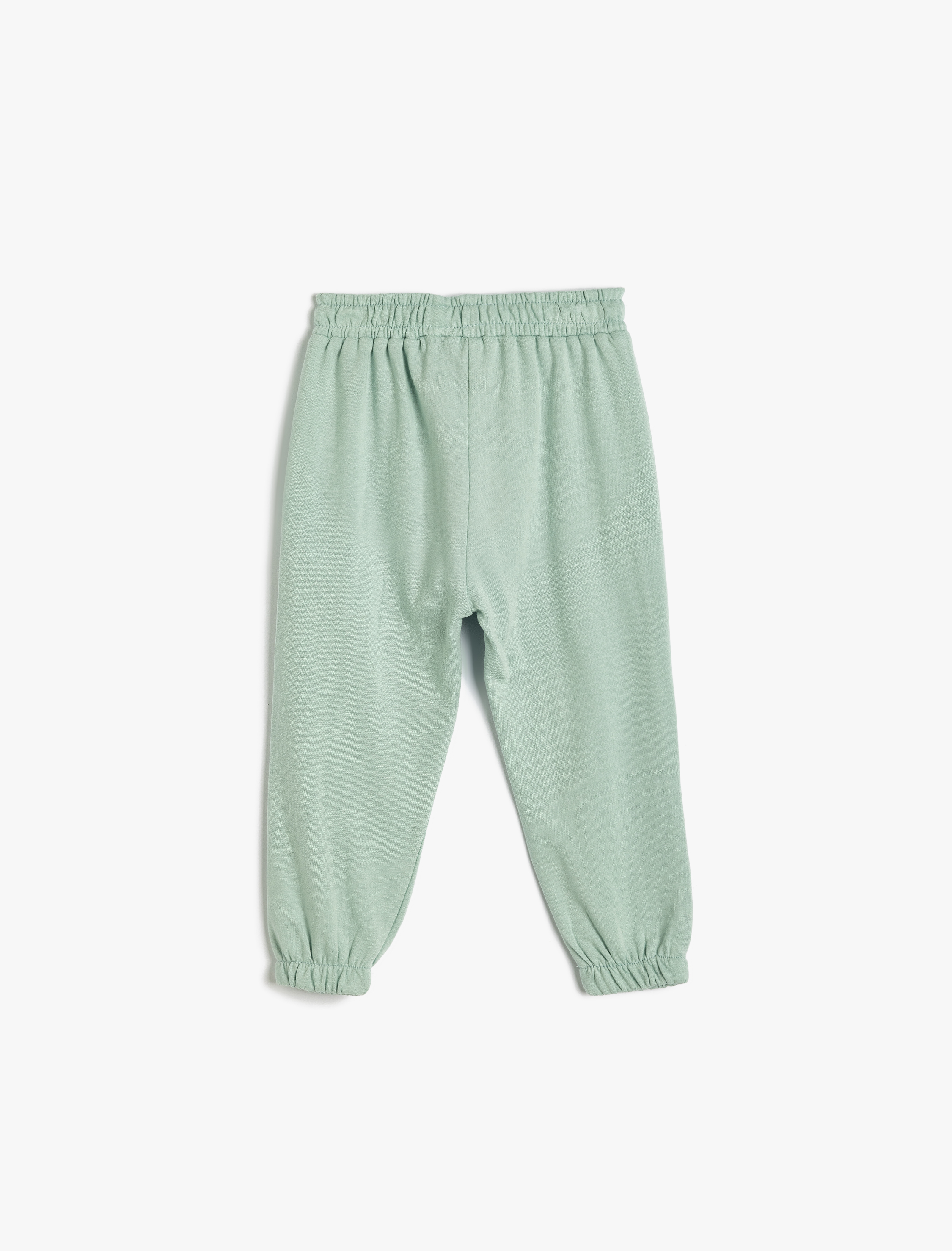  Kız Bebek Basic Jogger Eşofman Altı Beli Lastikli Pamuklu Şardonlu