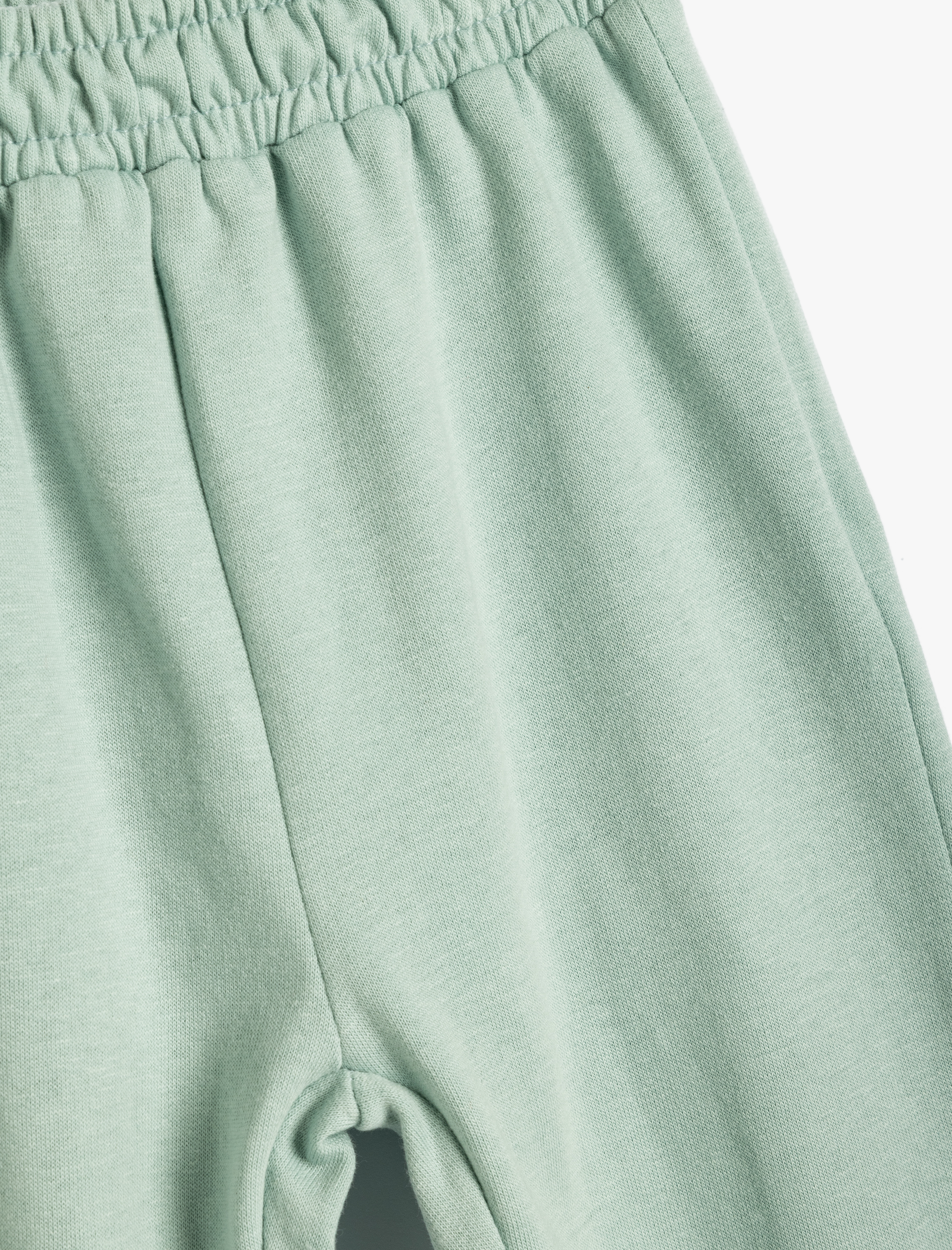  Kız Bebek Basic Jogger Eşofman Altı Beli Lastikli Pamuklu Şardonlu