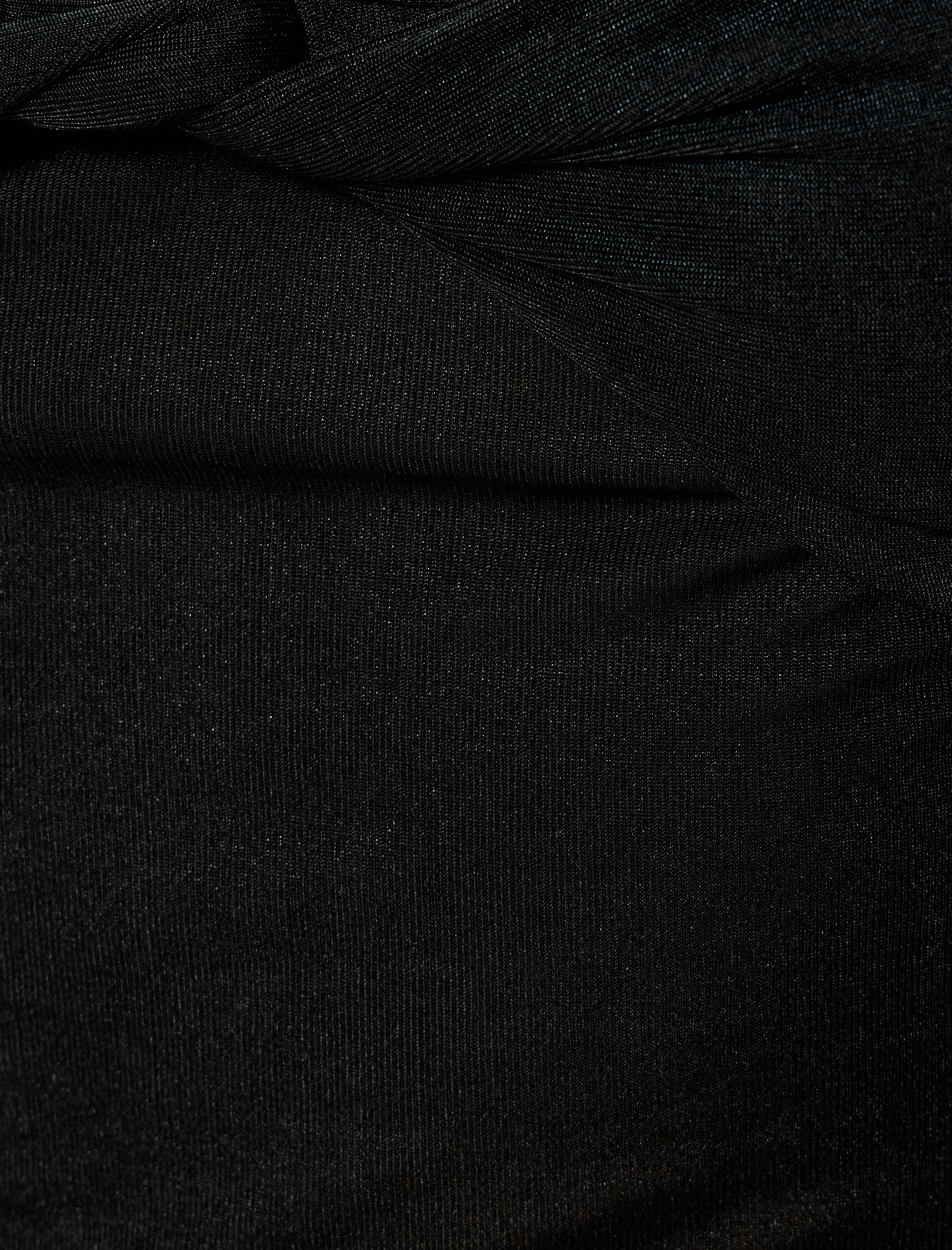   Abiye Bluz Simli Omzu Açık V Yaka Kısa Kollu Düğüm Detaylı