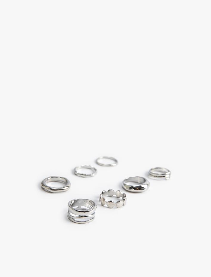 Kadın Çoklu Yüzük Seti Çinko Alaşım