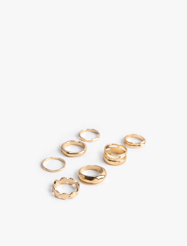 Kadın Çoklu Yüzük Seti Çinko Alaşım