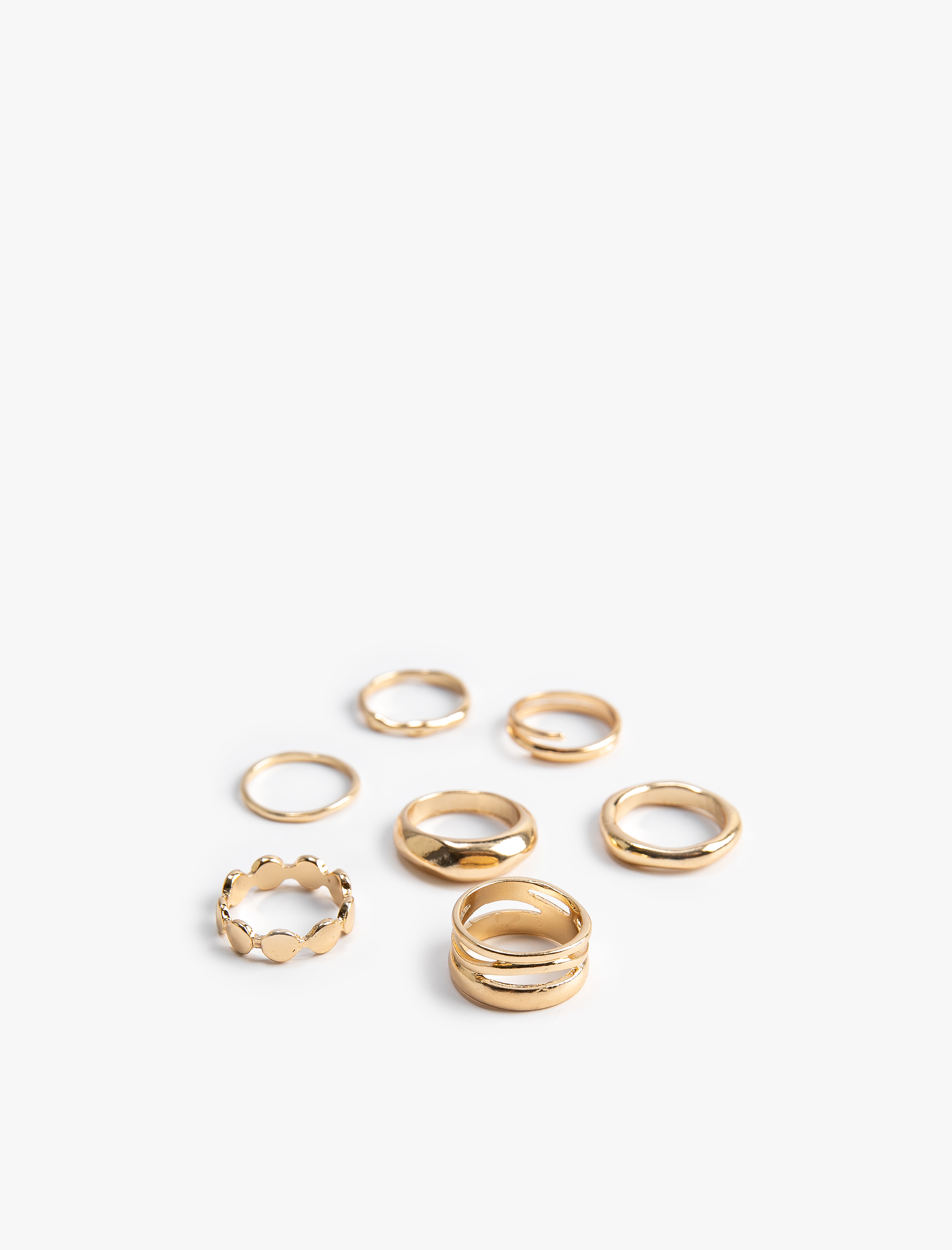  Kadın Çoklu Yüzük Seti Çinko Alaşım