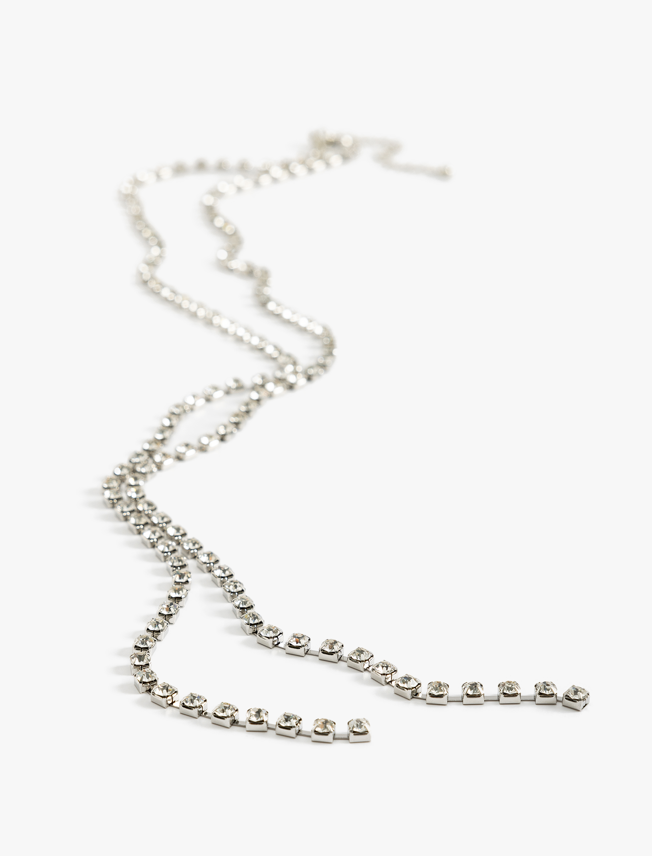  Kadın Uzun Kolye Mini Küre Zincir Detaylı