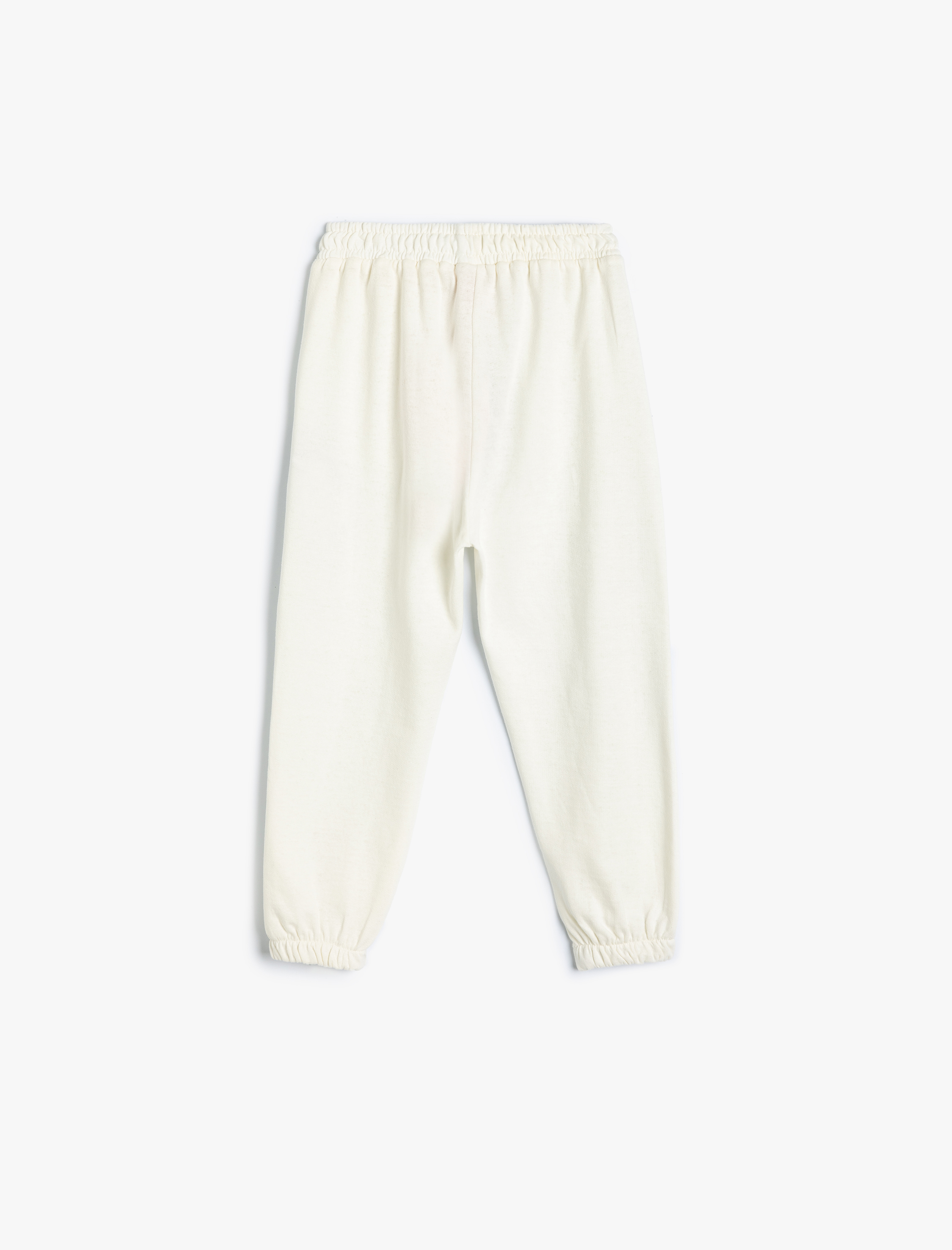  Kız Bebek Basic Jogger Eşofman Altı Beli Lastikli Pamuklu Şardonlu