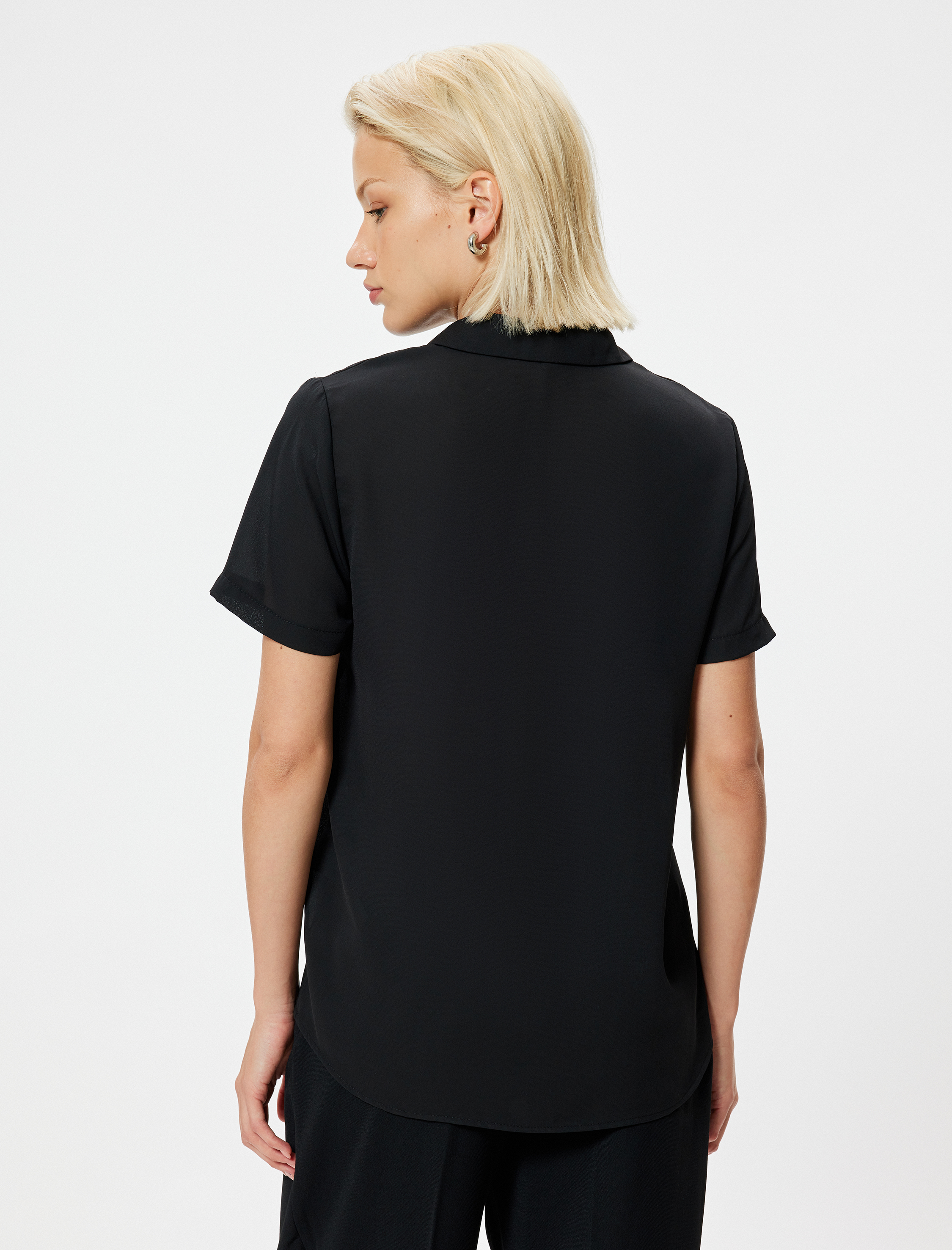   Kısa Kollu Gömlek Klasik Yaka